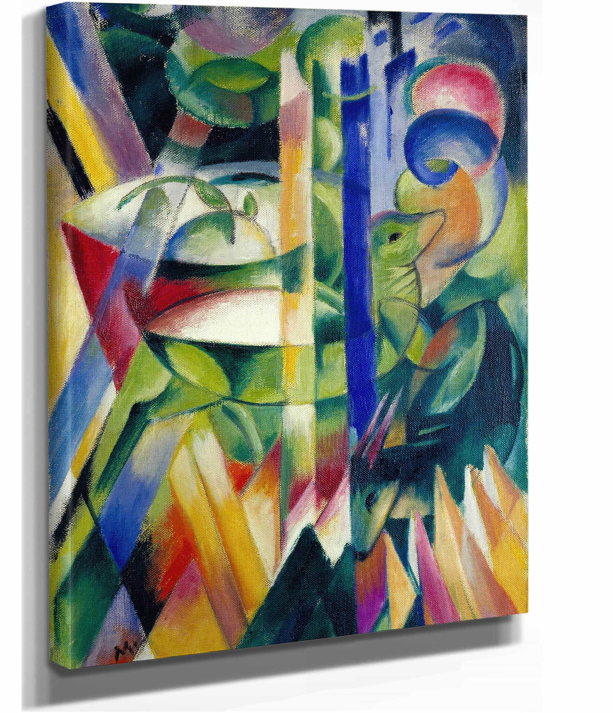 The Little Mountain Goats by Franz Marc - Image 2