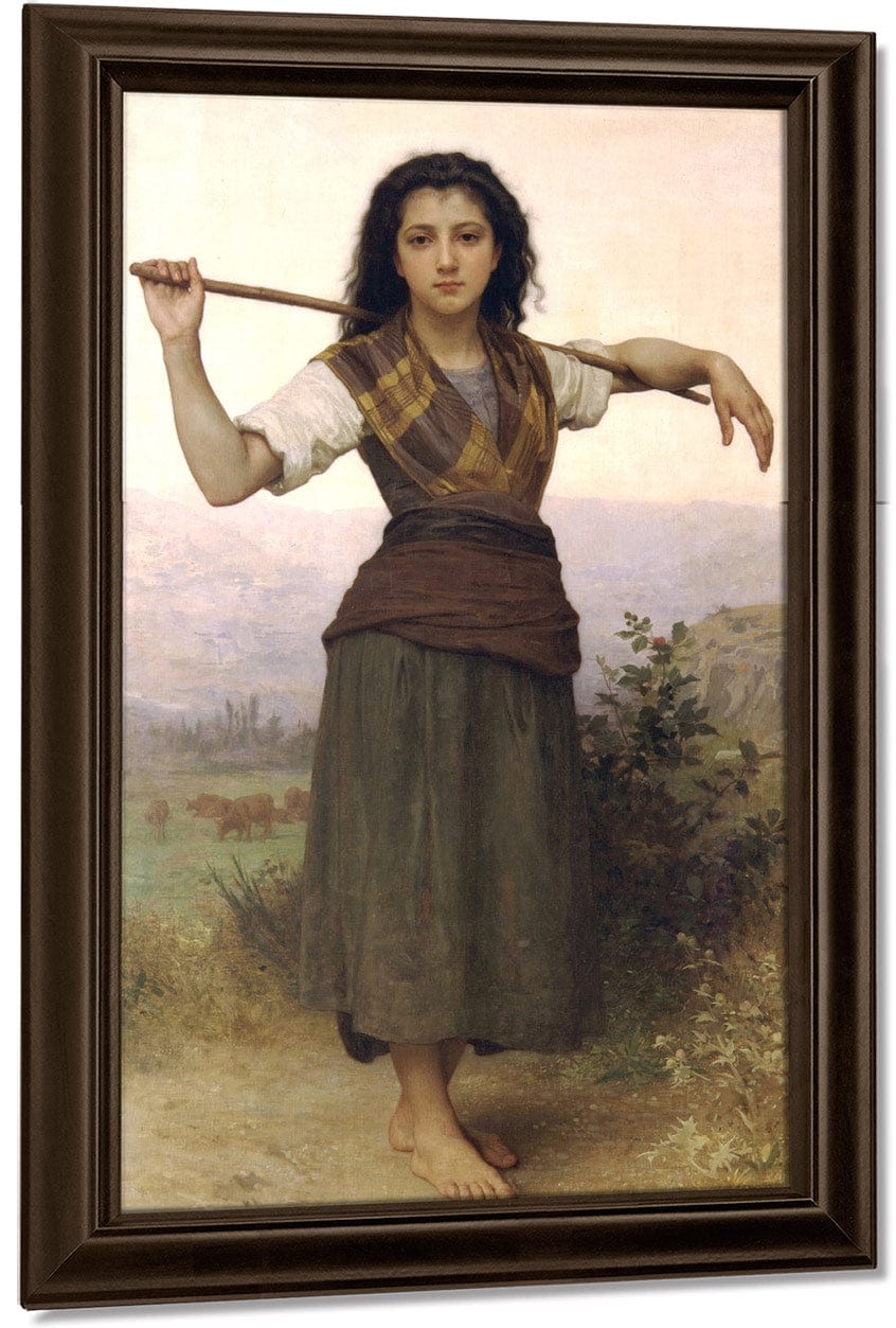 The Little Shepherdess 1889 1 By William Adolphe Bouguereau - Image 5