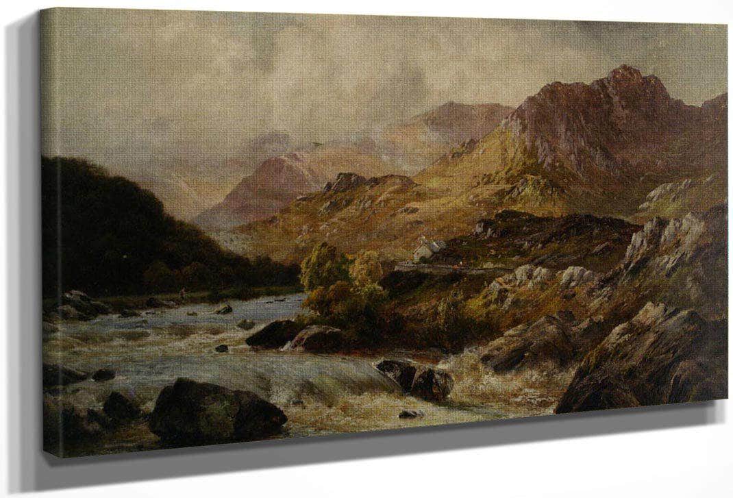 The Llugwy From Ponty Cyfyng Capel Curig By Alfred De Breanski