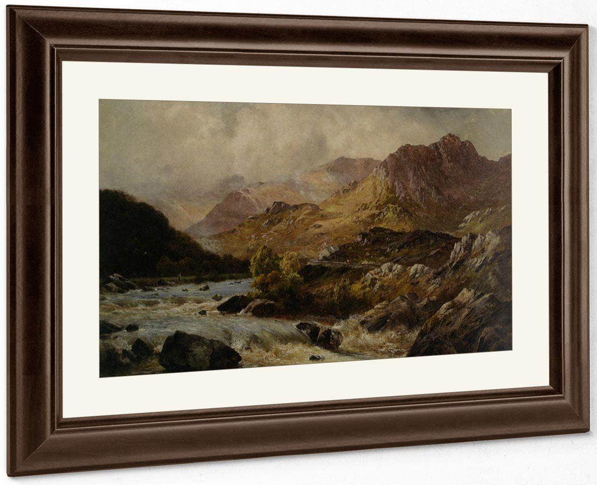 The Llugwy From Ponty Cyfyng Capel Curig By Alfred De Breanski - Image 5