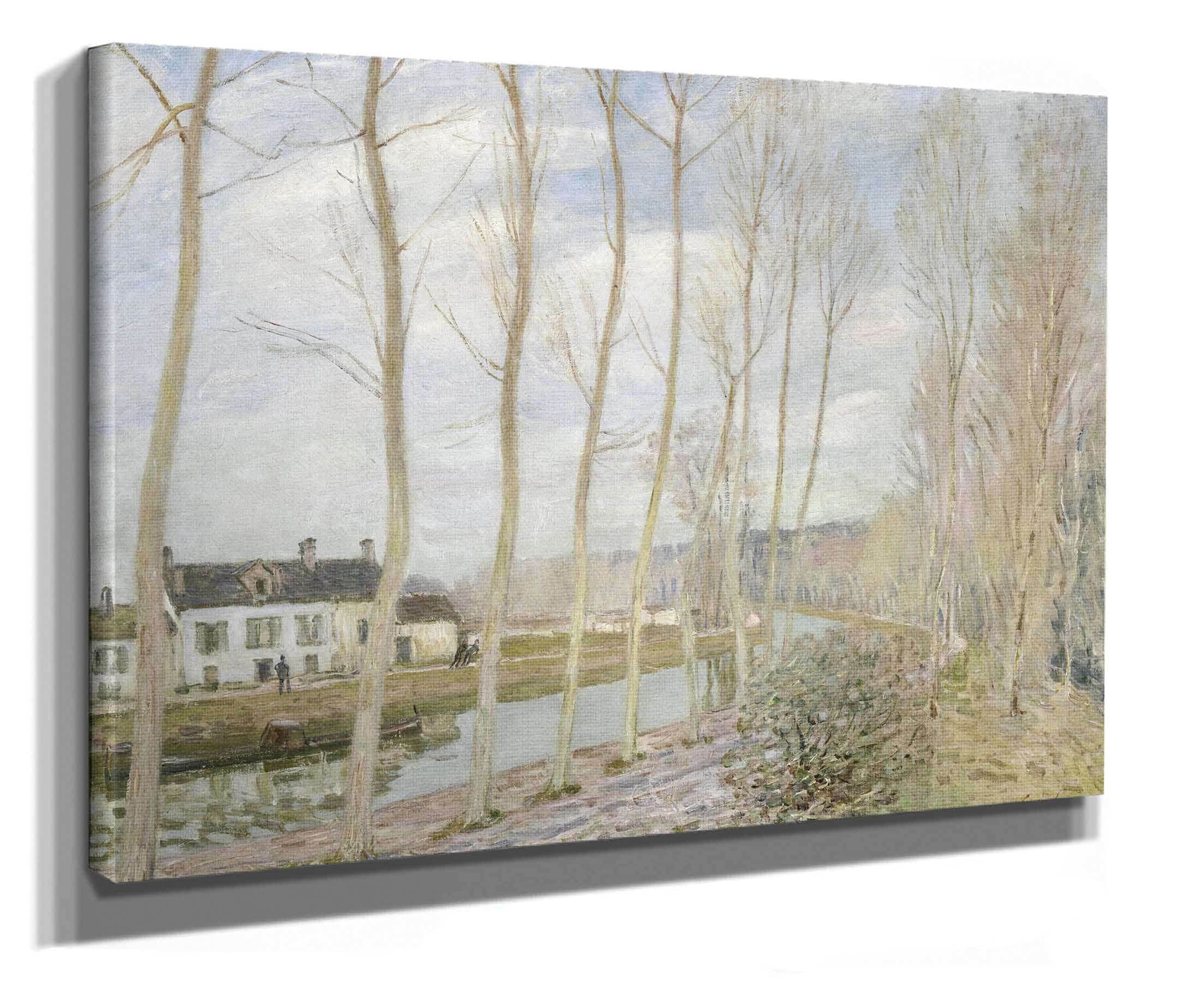 The Loings Canal by Alfred Sisley - Image 2