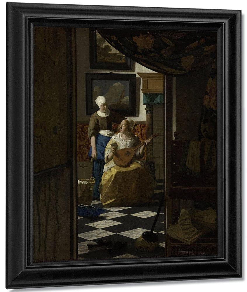 The Love Letter 1670 By Johannes Vermeer - Image 7