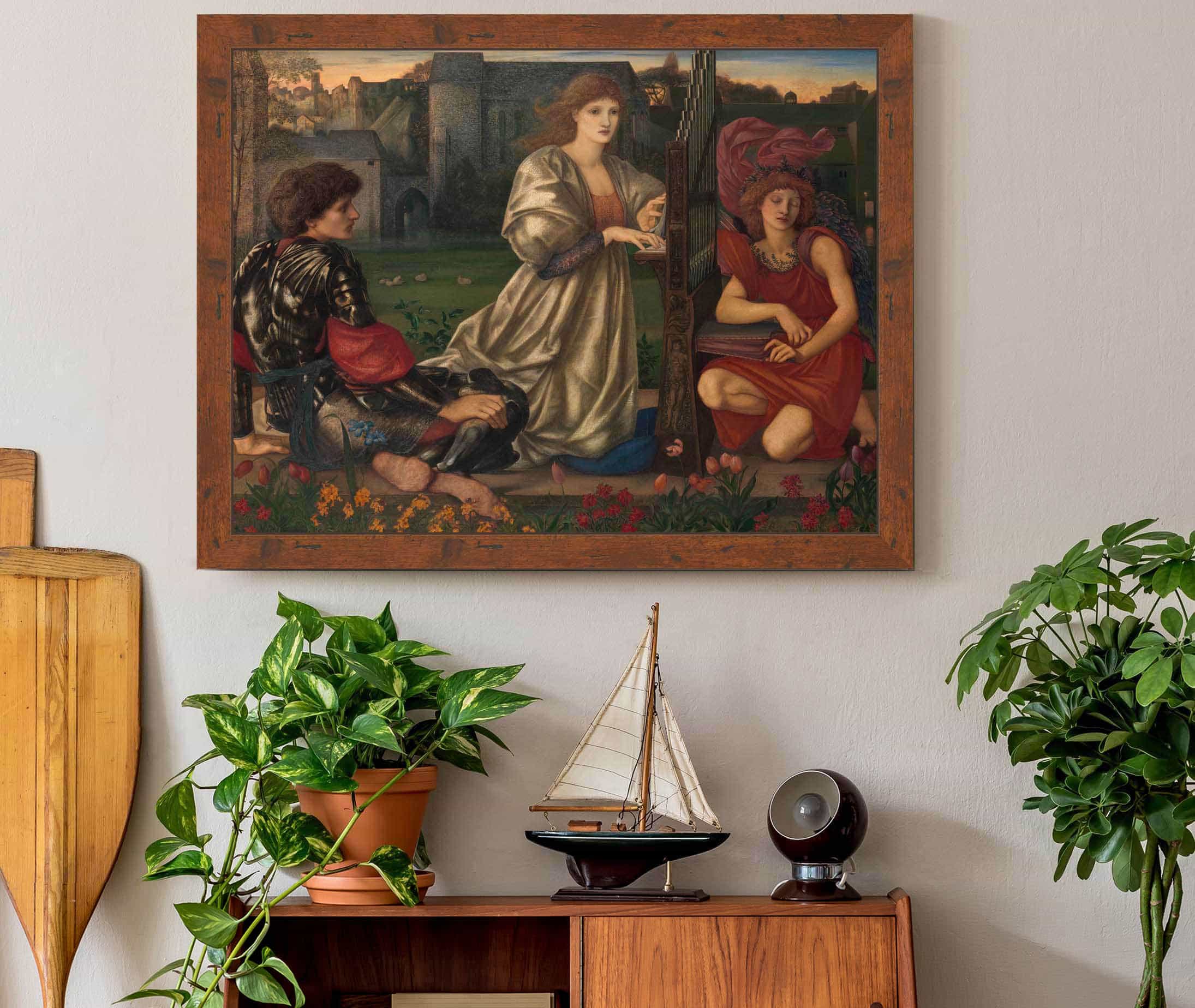The Love Song by Sir Edward Coley Burne Jones - Image 2