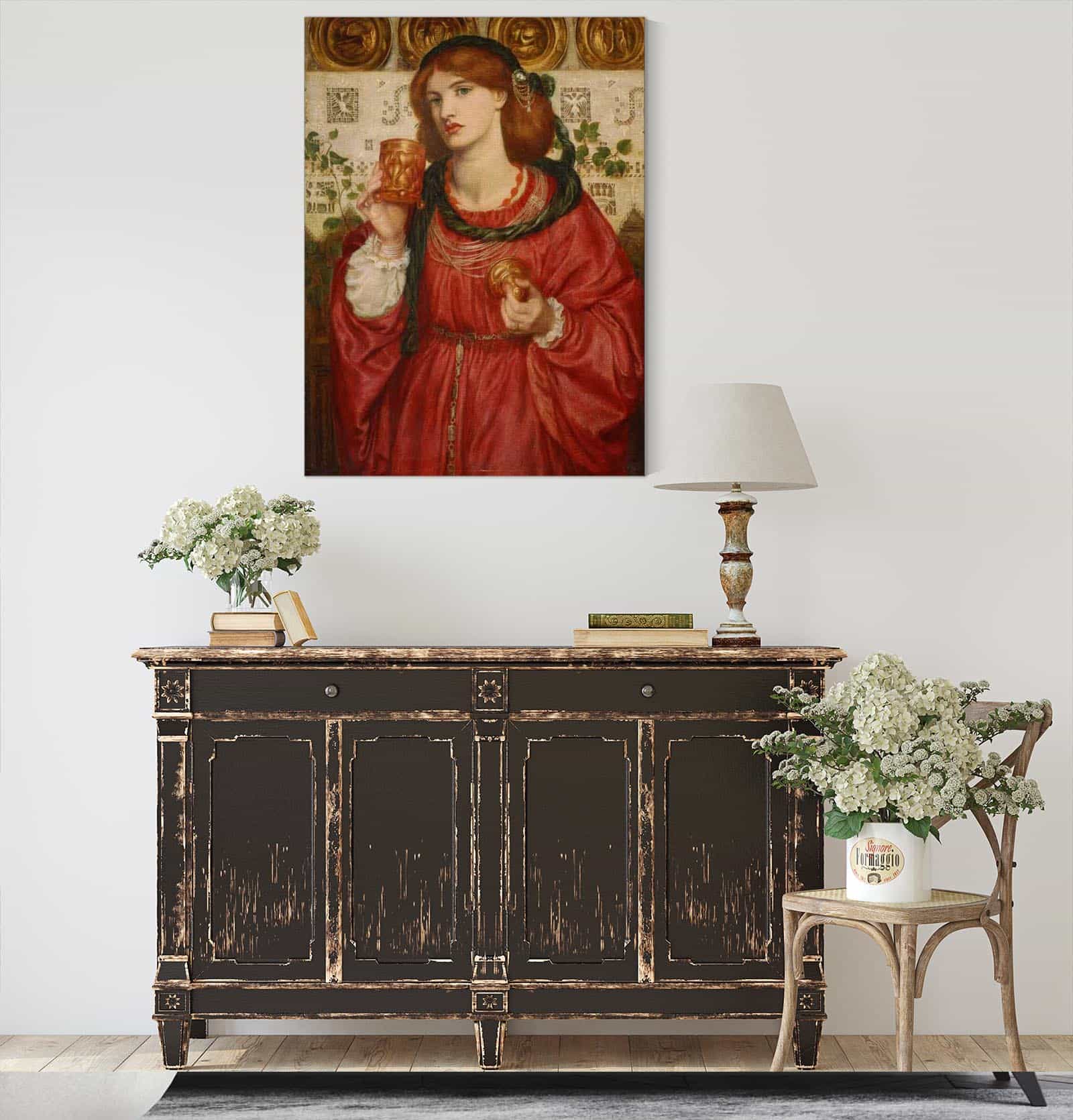 The Loving Cup by Dante Gabriel Rossetti - Image 4