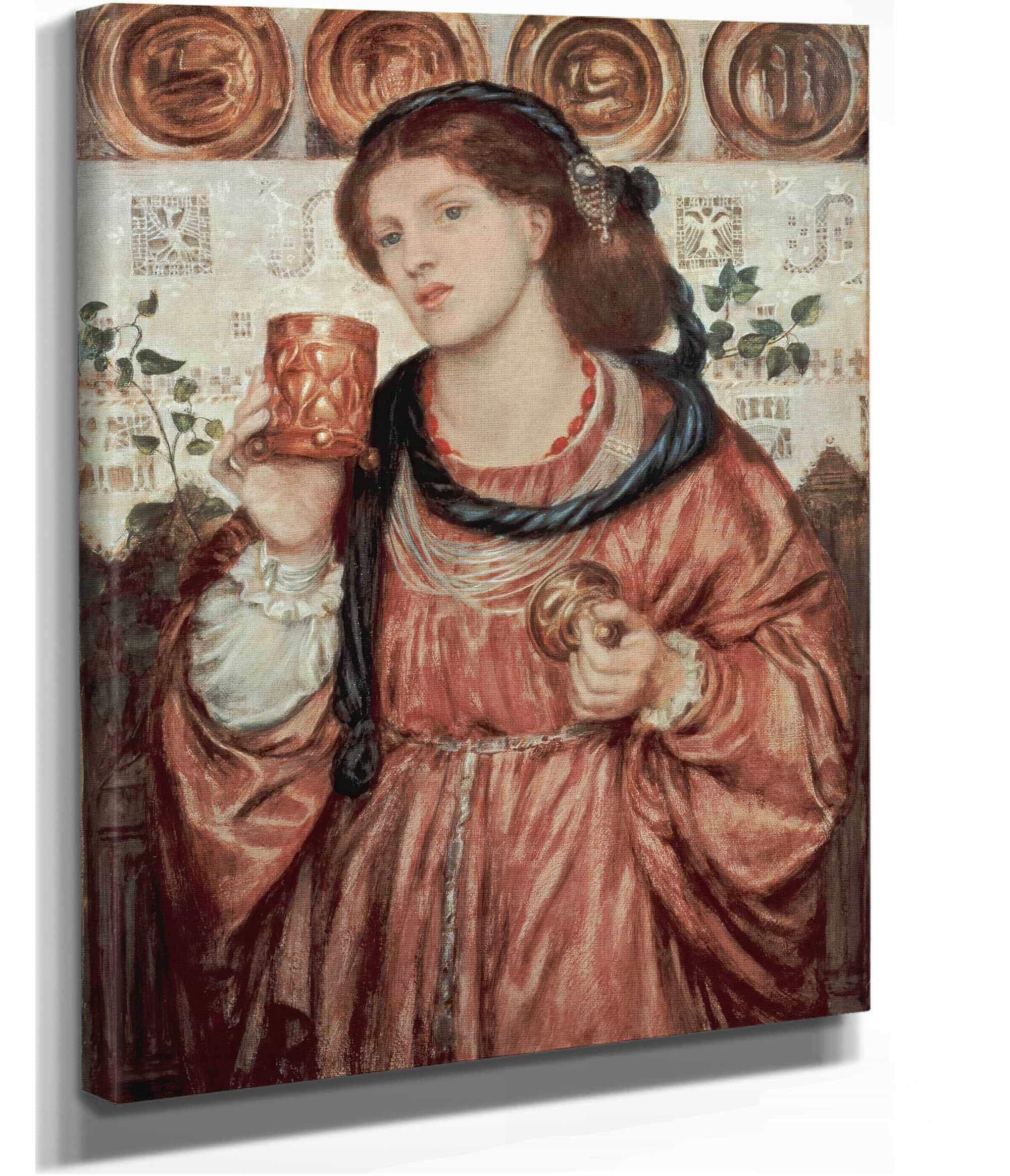 The Loving Cup Watercolour by Dante Gabriel Rossetti - Image 2