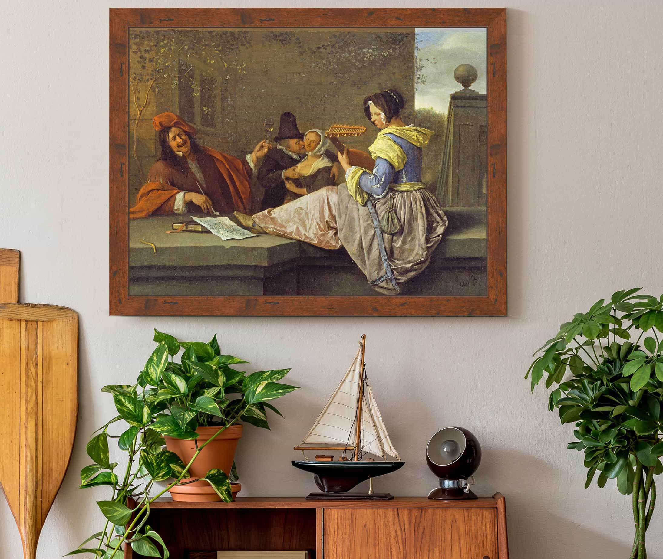 The Lute Player by Jan Steen - Image 3