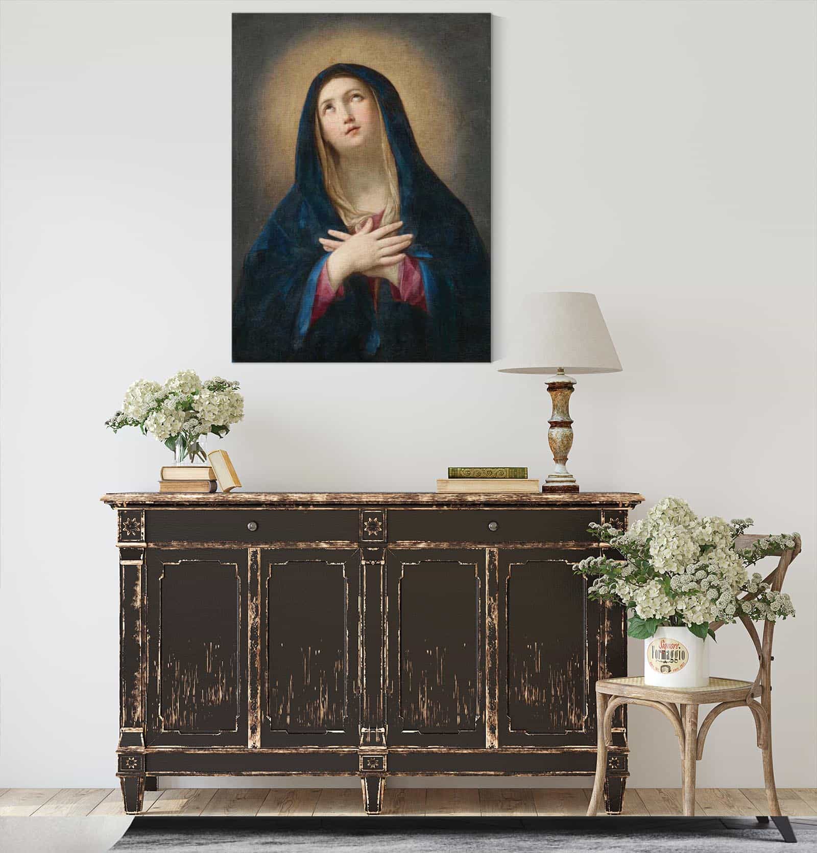The Madonna In Prayer by Guido Reni - Image 4