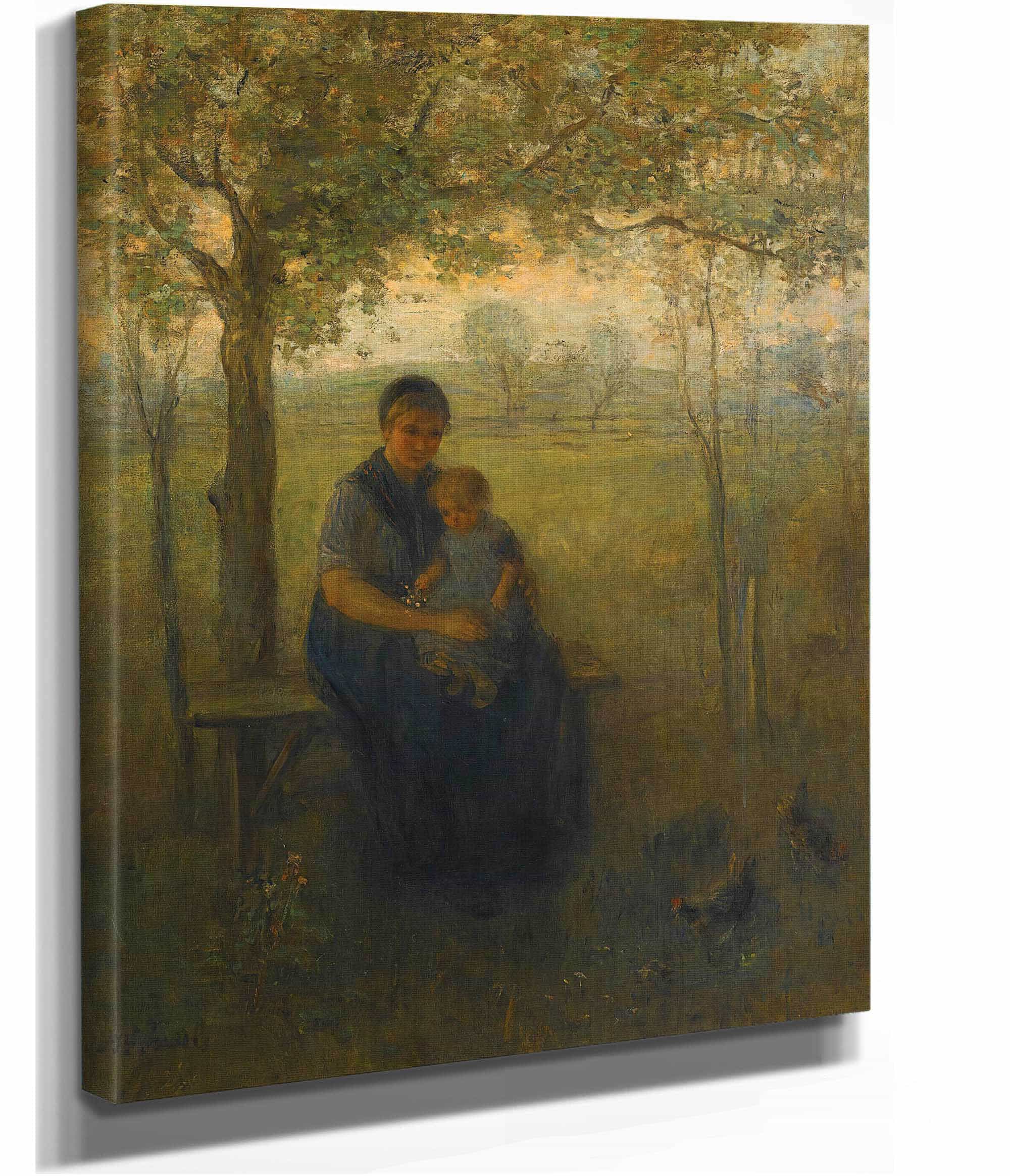 The Madonna Of Drenthe by Jozef Israels - Image 2