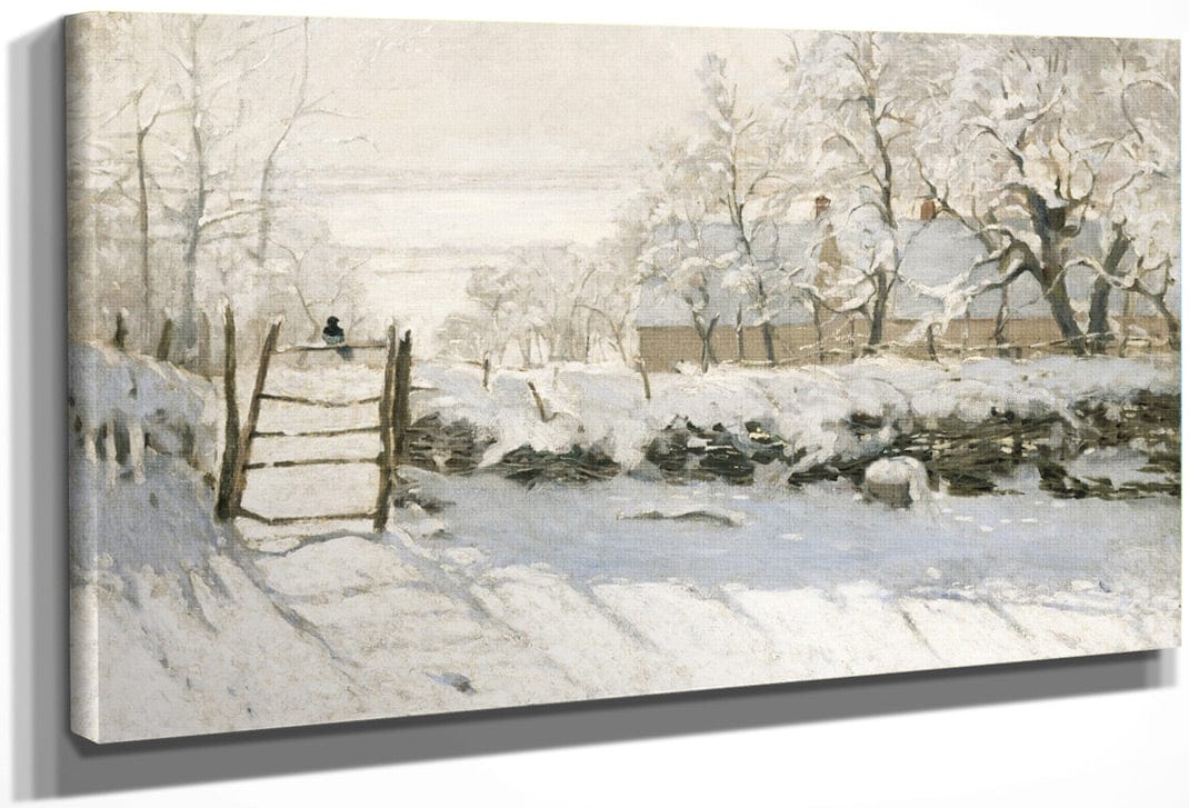 The Magpie By Claude Monet