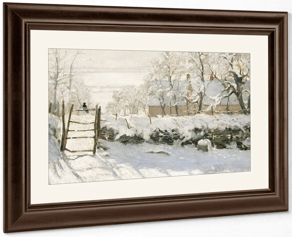 The Magpie By Claude Monet - Image 5