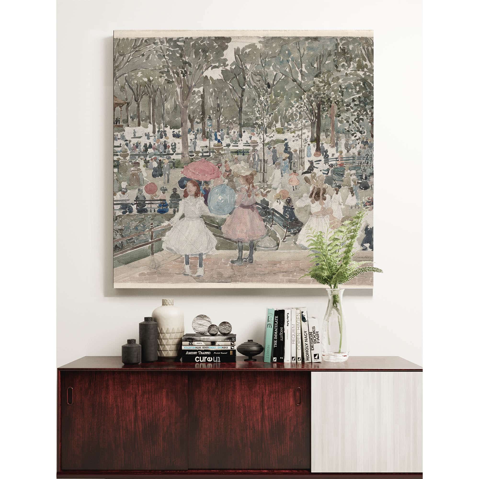 The Mall Central Park by Maurice Prendergast - Image 5