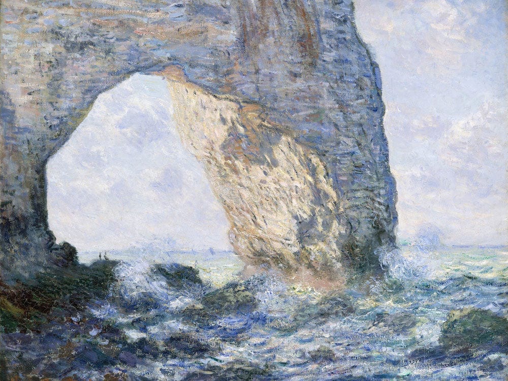 The Manneporte (Etretat) By Claude Monet - Image 5