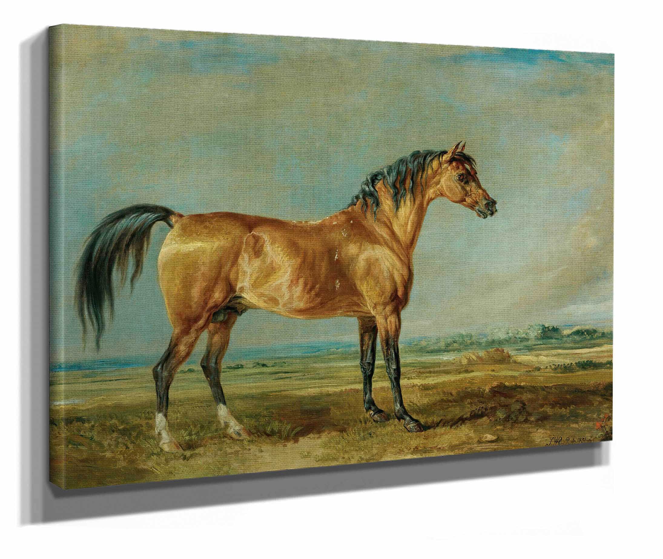The Marquess Of Londonderrys Arabian Stallion In A Landscape by James Ward - Image 2