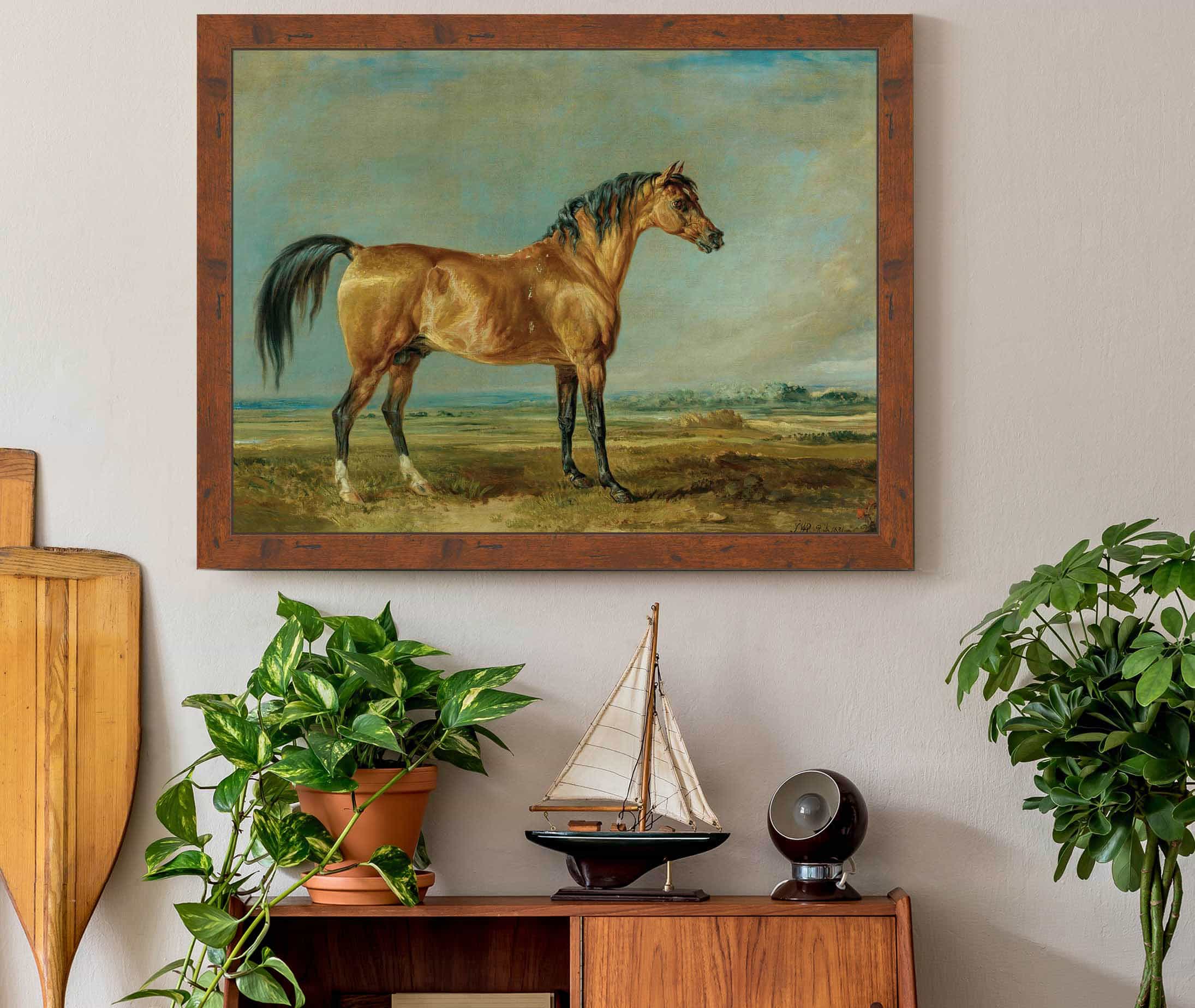 The Marquess Of Londonderrys Arabian Stallion In A Landscape by James Ward - Image 3