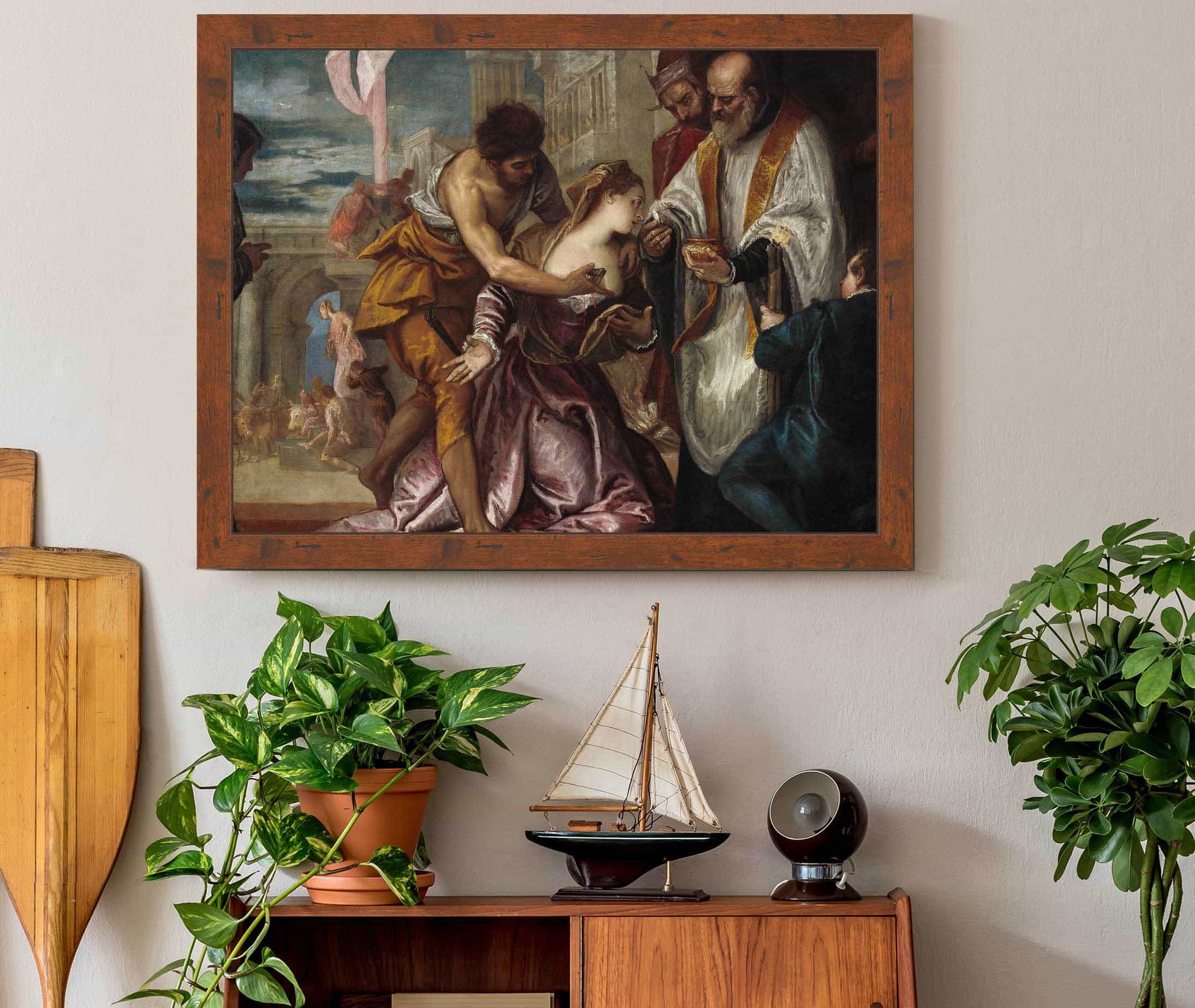 The Martyrdom And Last Communion Of Saint Lucy by Paolo Veronese - Image 3
