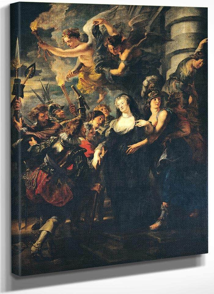 The Medici Cycle Marie De Medici (1573 1642) Escaping From Blois 21St 22Nd February 1619 2 By Peter Paul Rubens