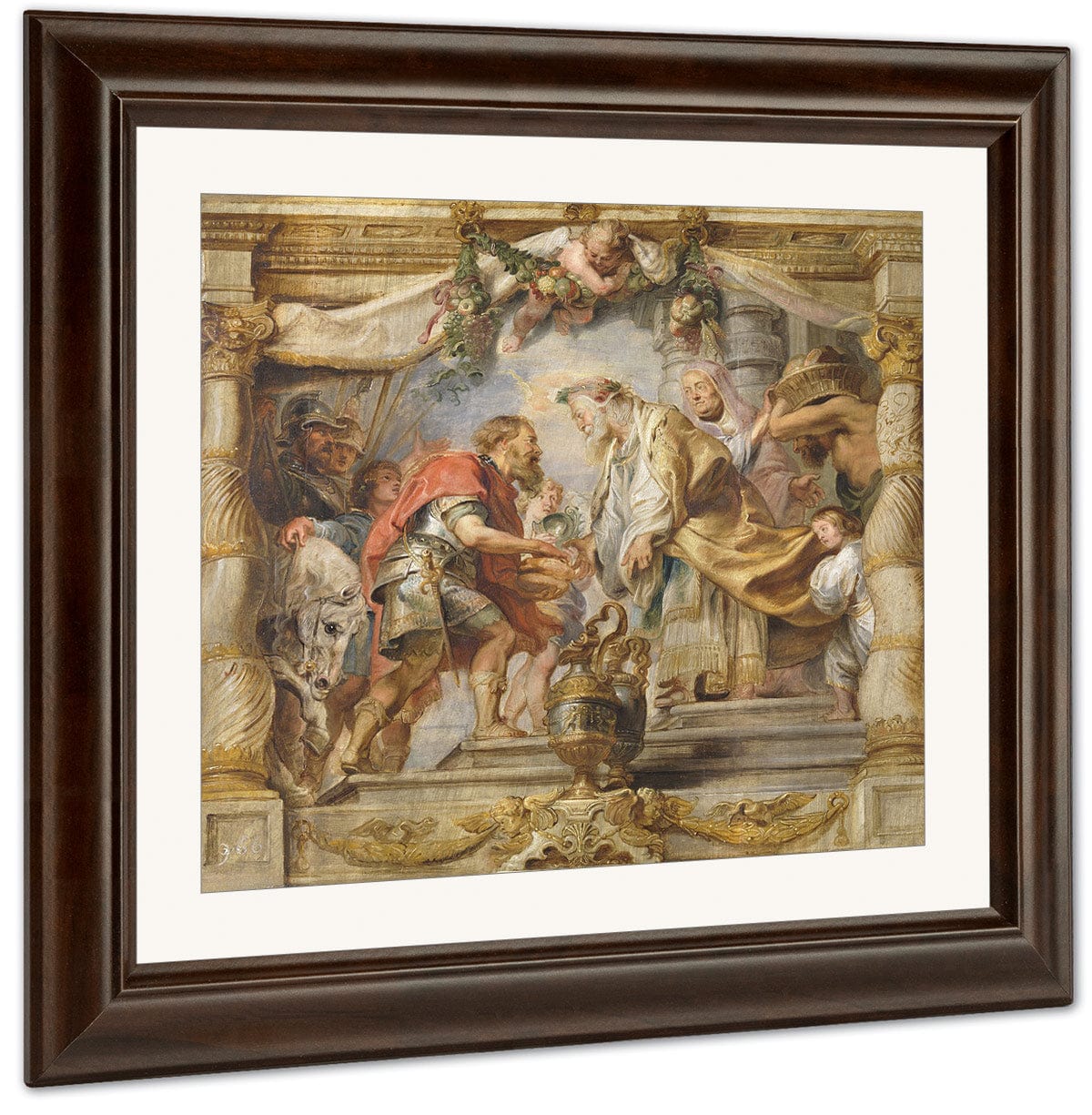 The Meeting Of Abraham And Melchizedek By Peter Paul Rubens - Image 3