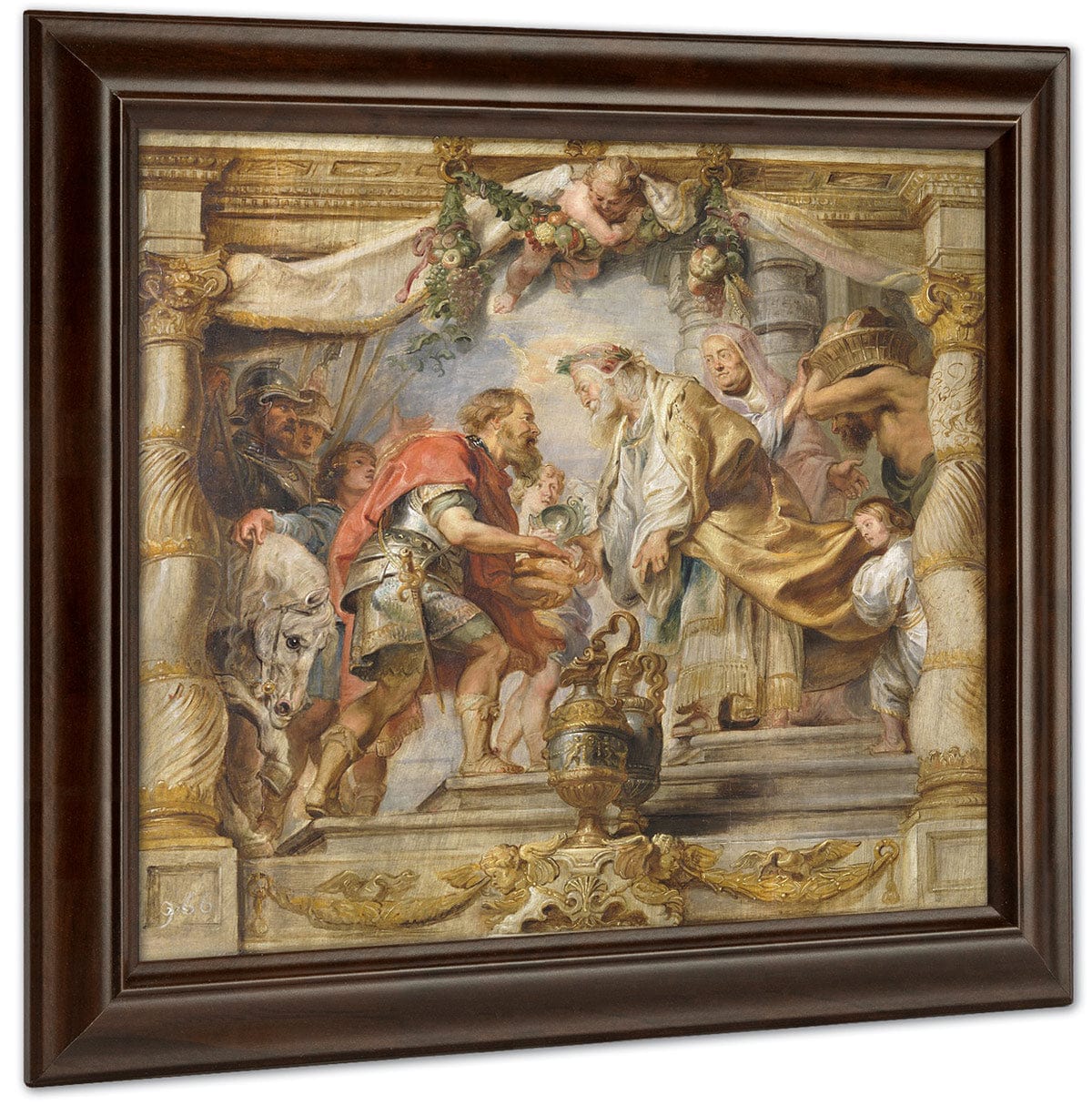 The Meeting Of Abraham And Melchizedek By Peter Paul Rubens - Image 4