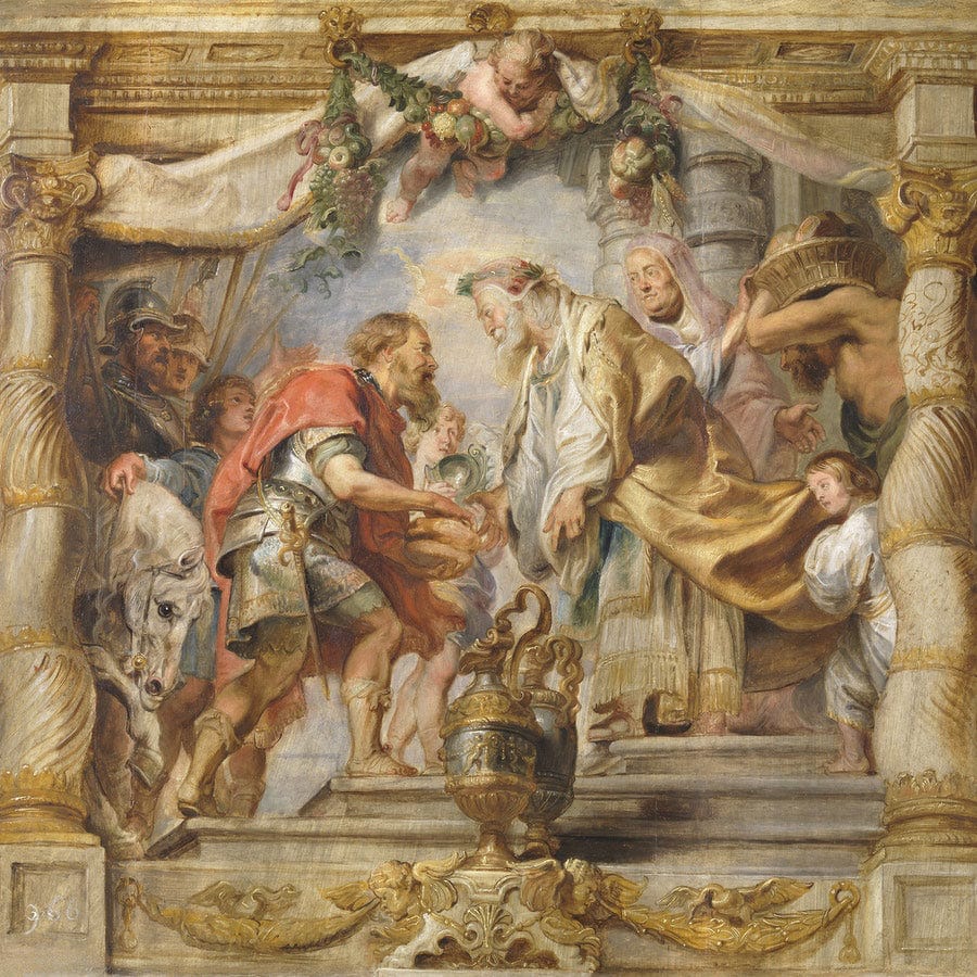 The Meeting Of Abraham And Melchizedek By Peter Paul Rubens - Image 5