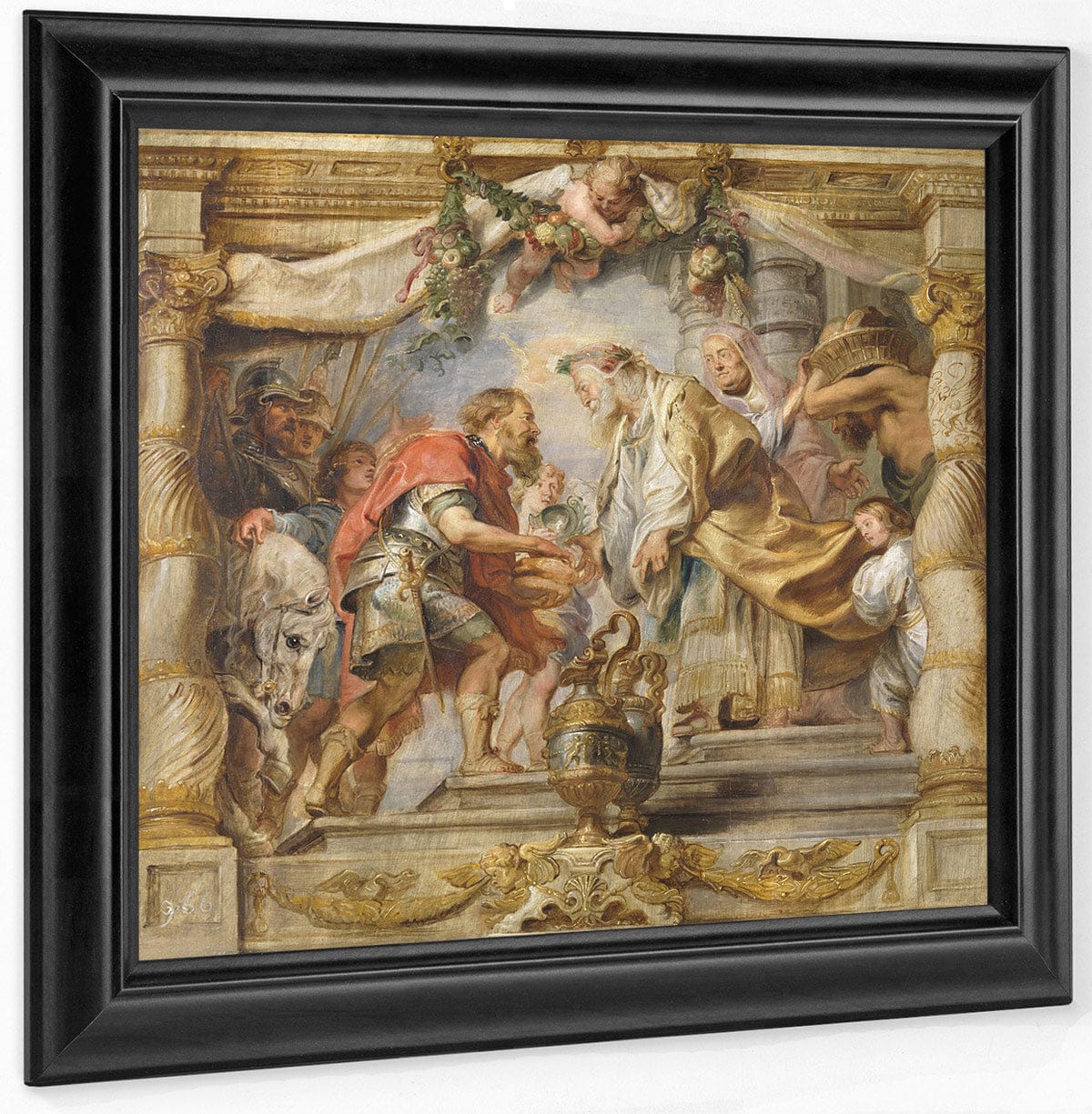 The Meeting Of Abraham And Melchizedek By Peter Paul Rubens - Image 6