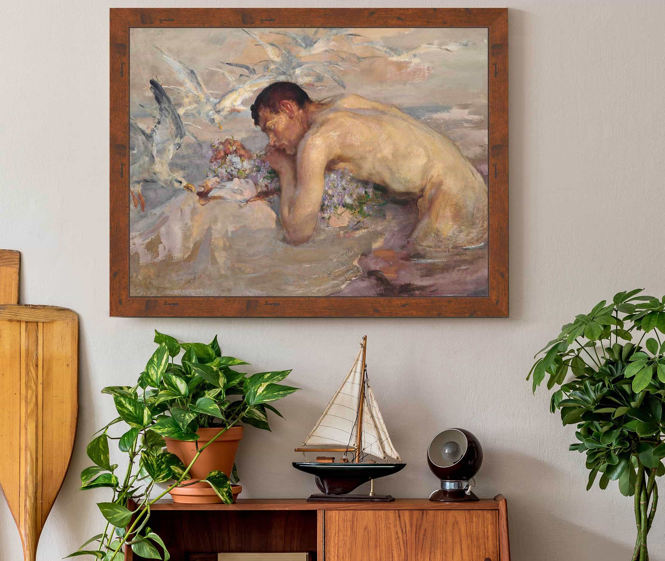 The Merman And The Maid by James Jebusa Shannon - Image 3
