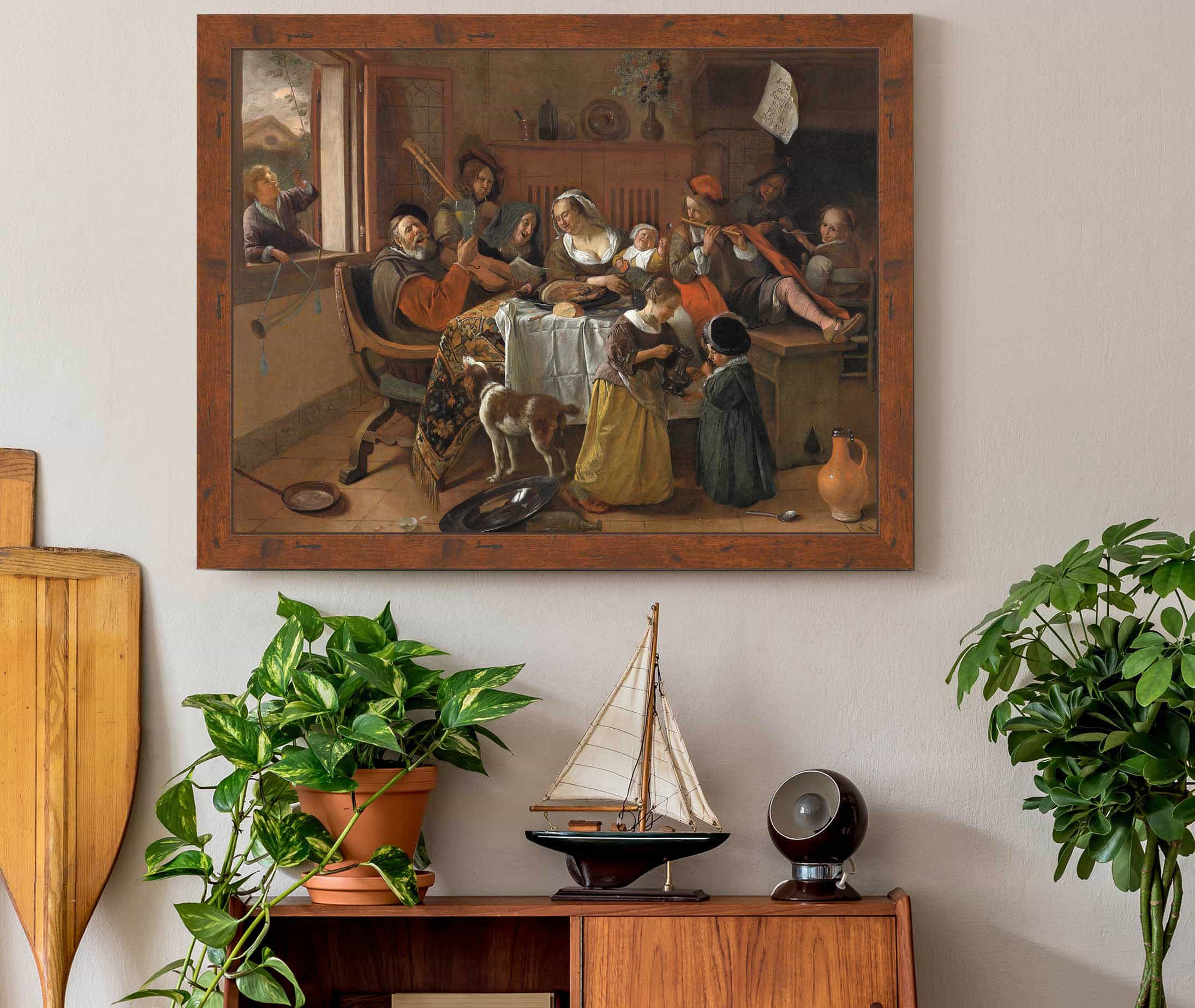 The Merry Family by Jan Steen - Image 3