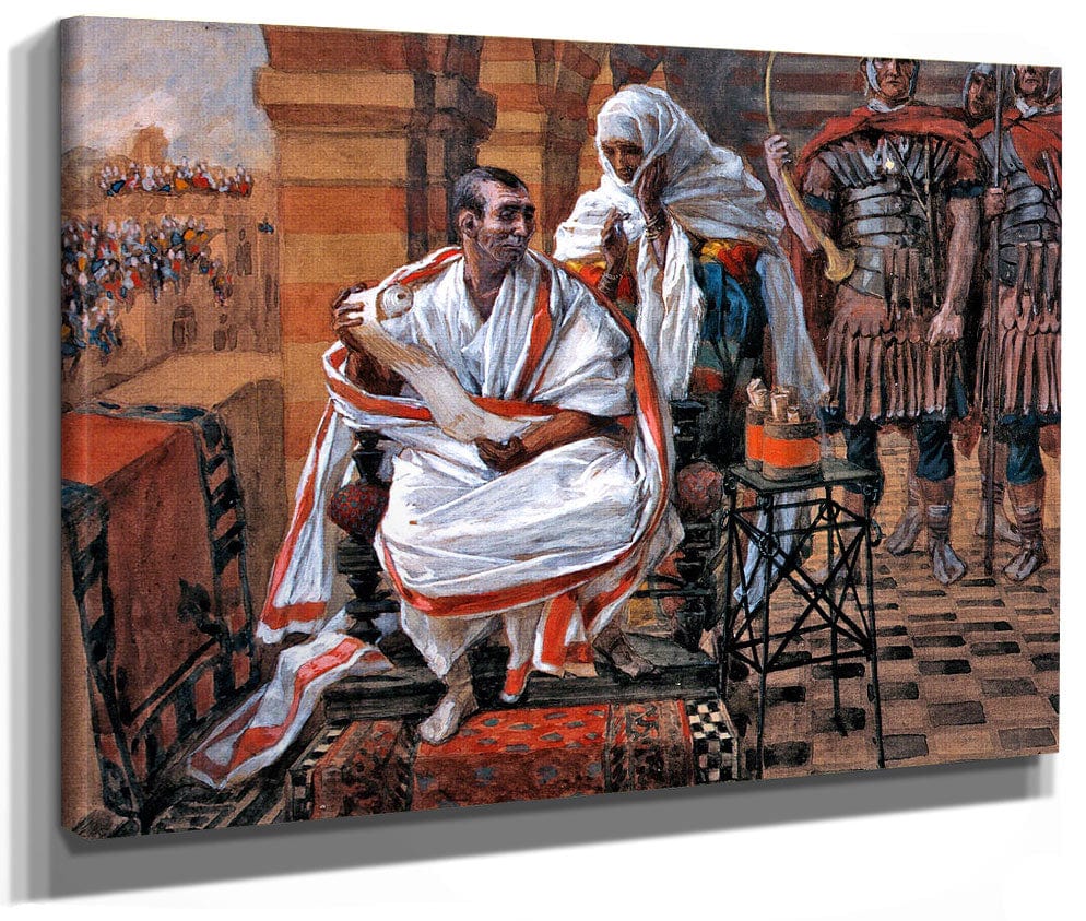 The Message Of Pilate's Wife By James Tissot