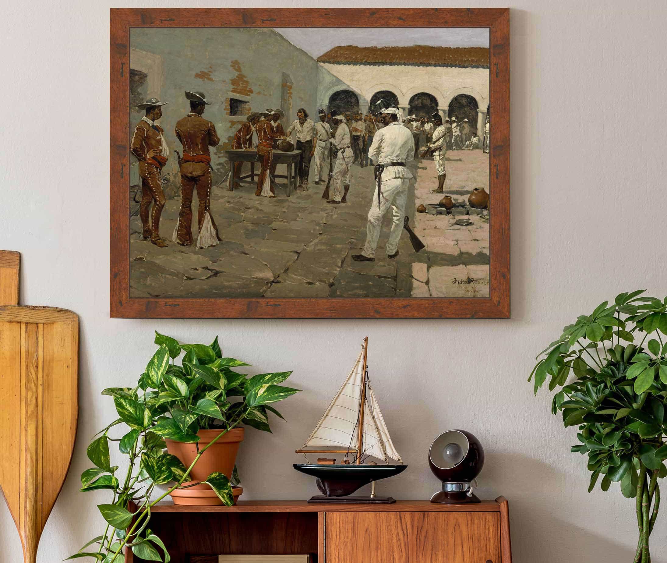 The Mier Expedition The Drawing Of The Black Bean by Frederic Remington - Image 3