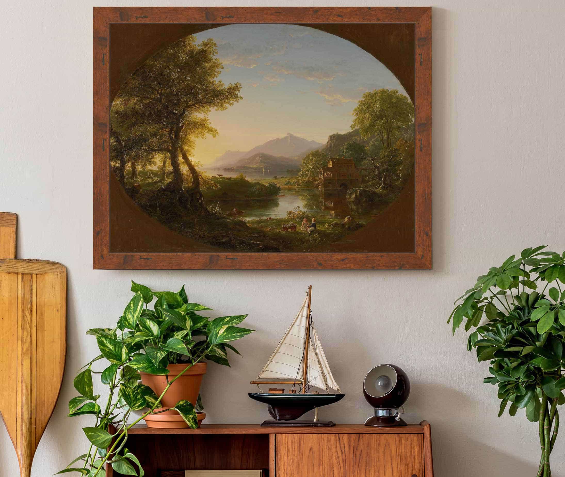 The Mill Sunset by Thomas Cole - Image 3
