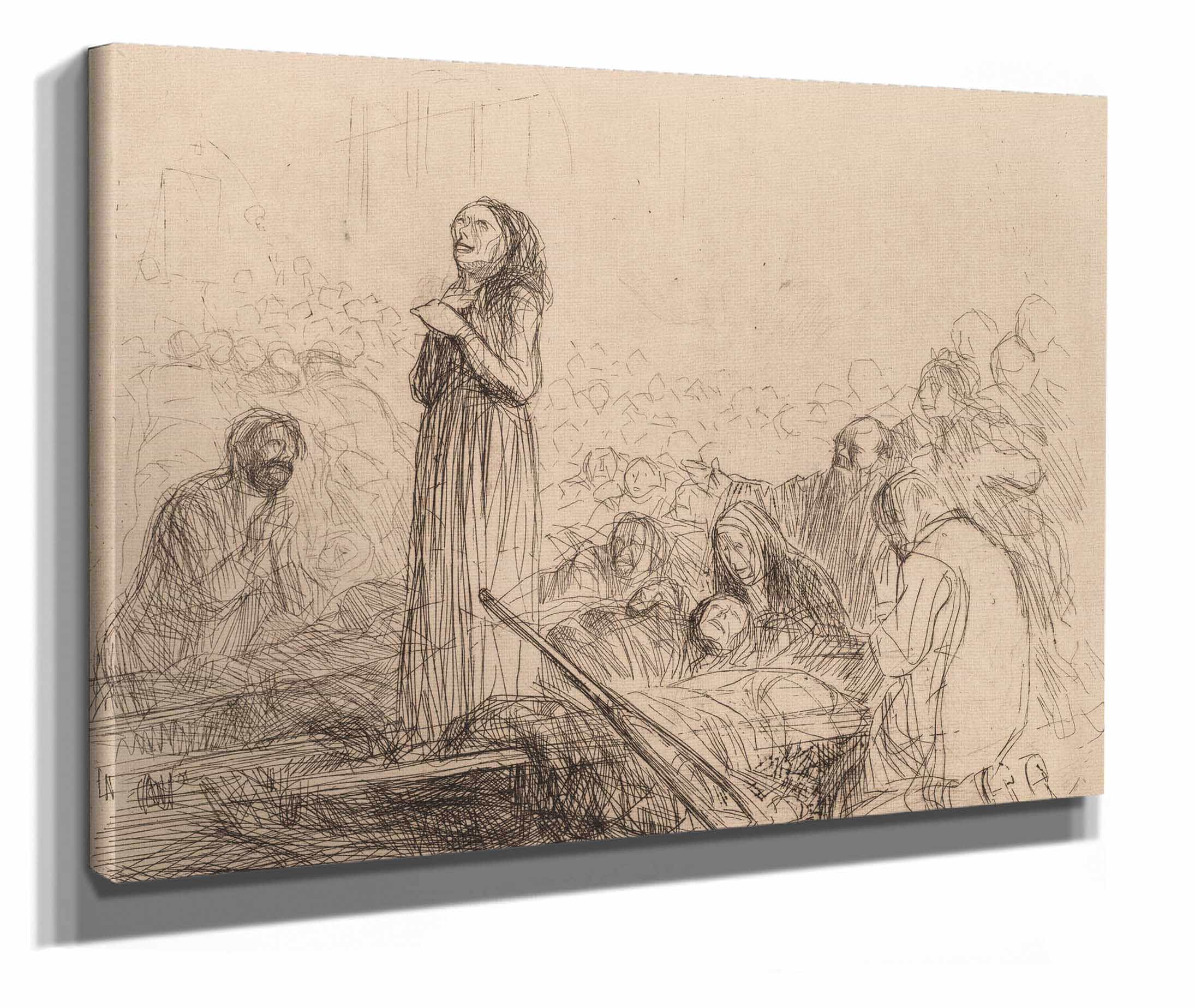 The Miracle Before The Blessed Sacrament by Jean Louis Forain - Image 2