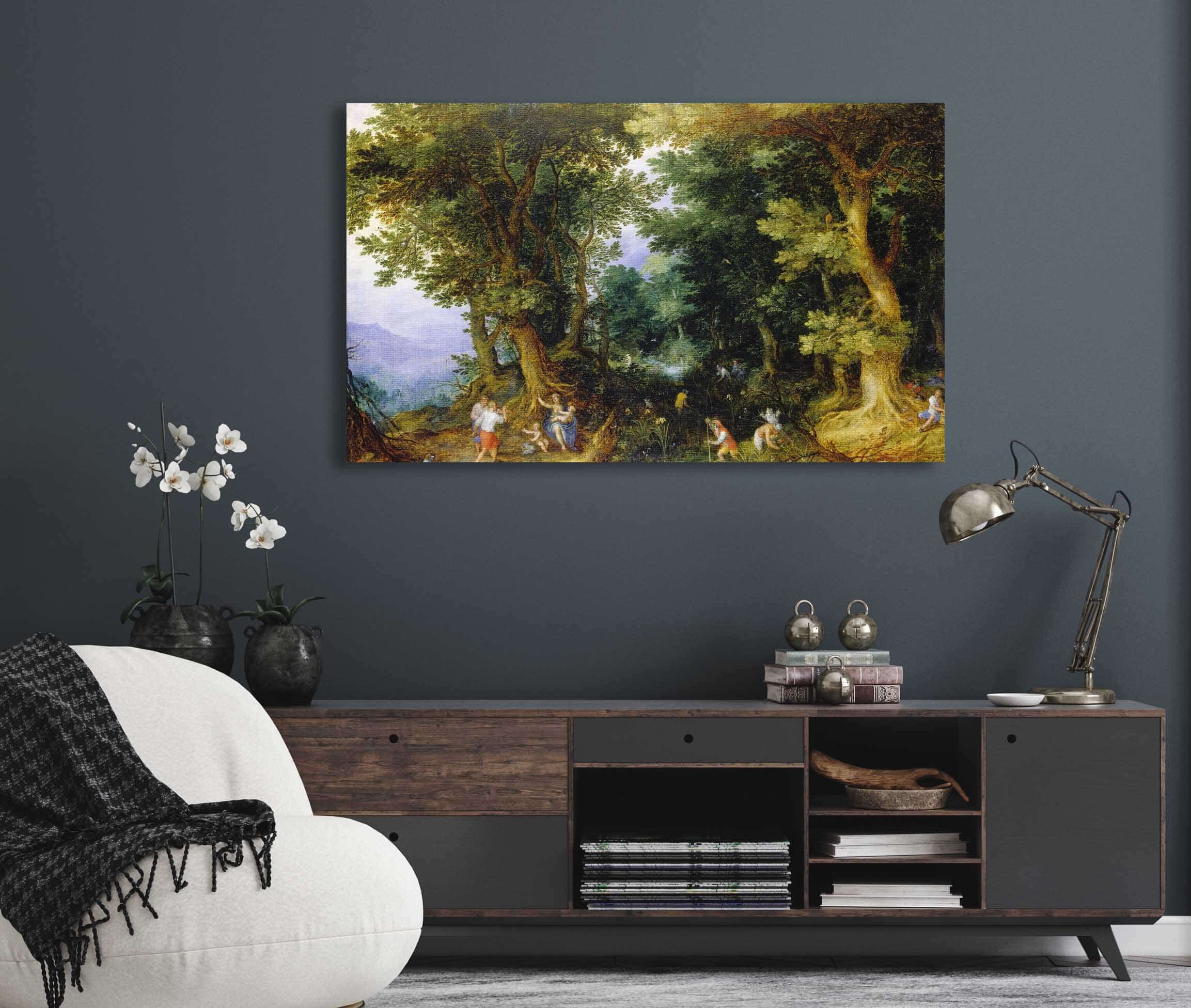 The Mocking Of Latona by Jan Brueghel The Elder - Image 5
