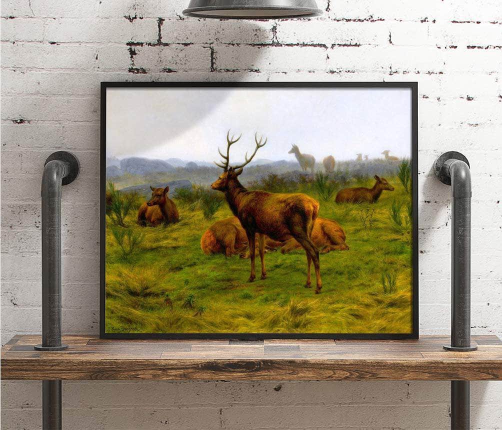 The Monarch Of The Herd Painting Rosa Bonheur Canvas Art - Image 4