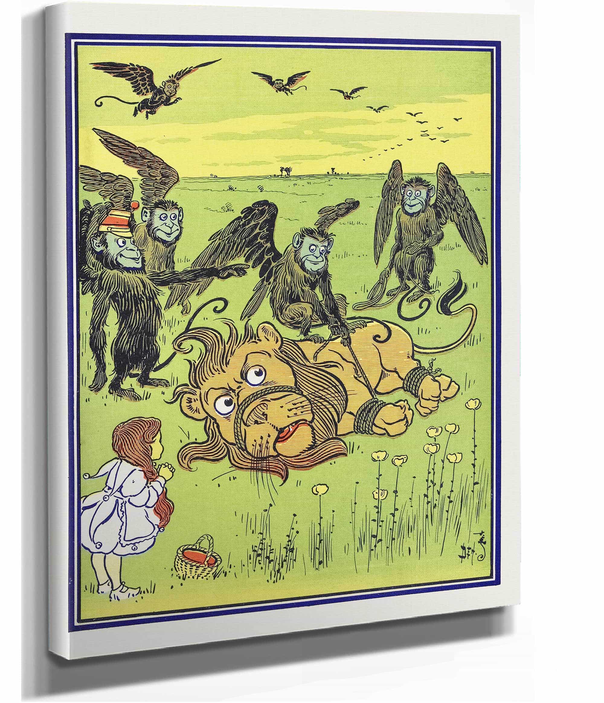 The Monkeys Wound Many Coils About His Body by William Wallace Denslow - Image 2