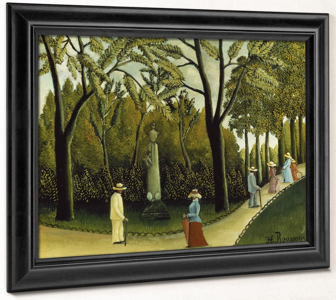 The Monument To Chopin In The Luxembourg Gardens By Henri Julien Felix Rousseau - Image 8