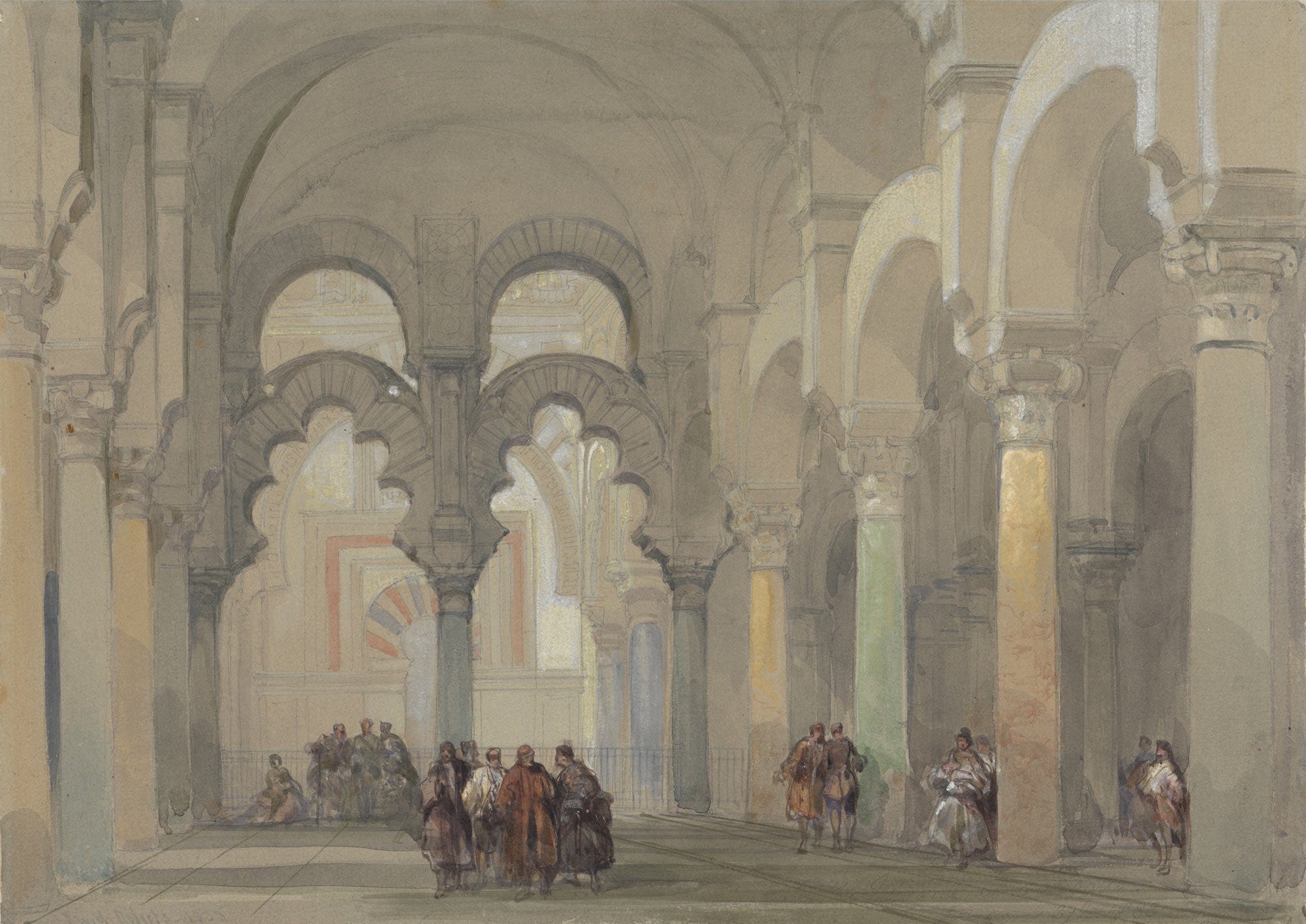 The Mosque At Cordova by David Roberts - Image 2