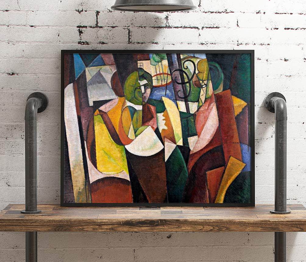 The Mother And Sister Of The Artist Painting Albert Gleizes Canvas Art - Image 4