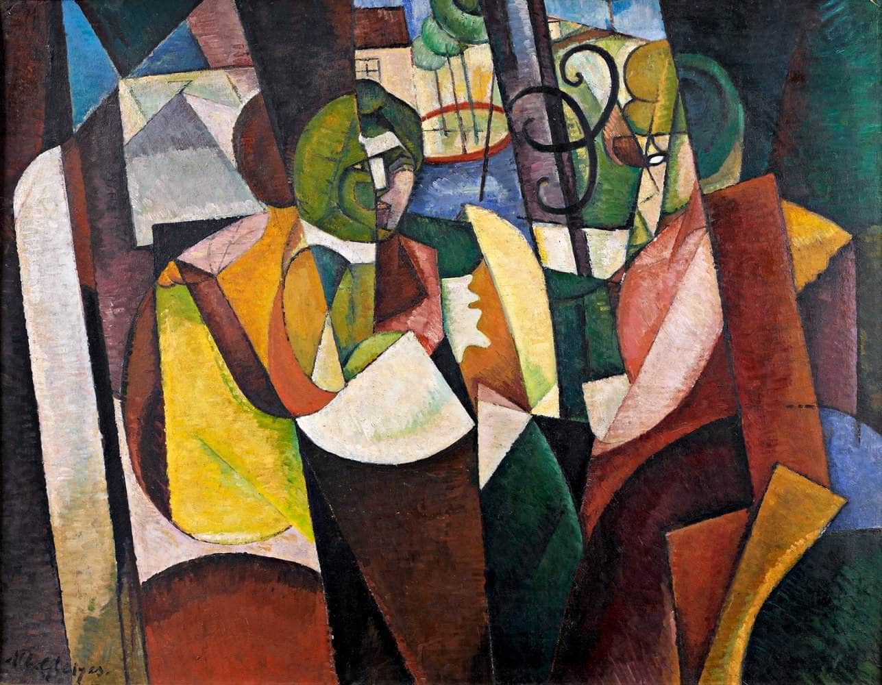 The Mother And Sister Of The Artist Painting Albert Gleizes Canvas Art - Image 5