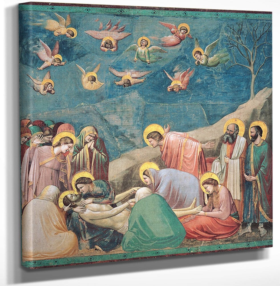 The Mourning Of Christ 1306 By Giotto Di Bondone