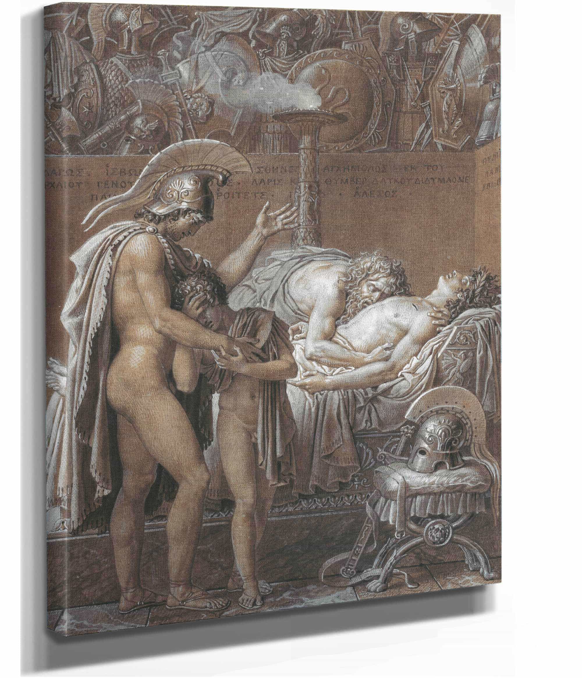 The Mourning Of Pallas by Anne Louis Girodet Trioson - Image 2