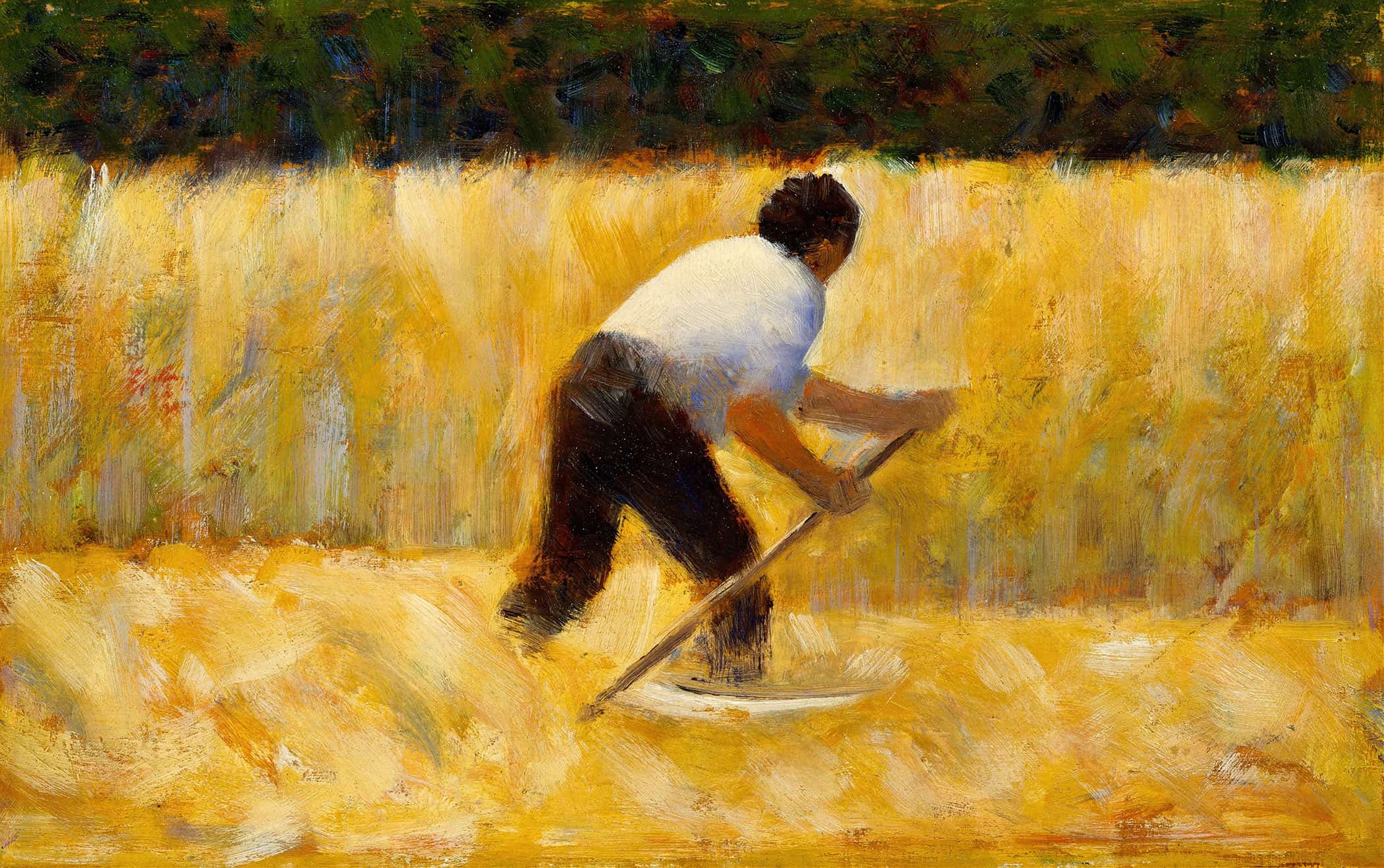 The Mower   by Georges Seurat - Image 2