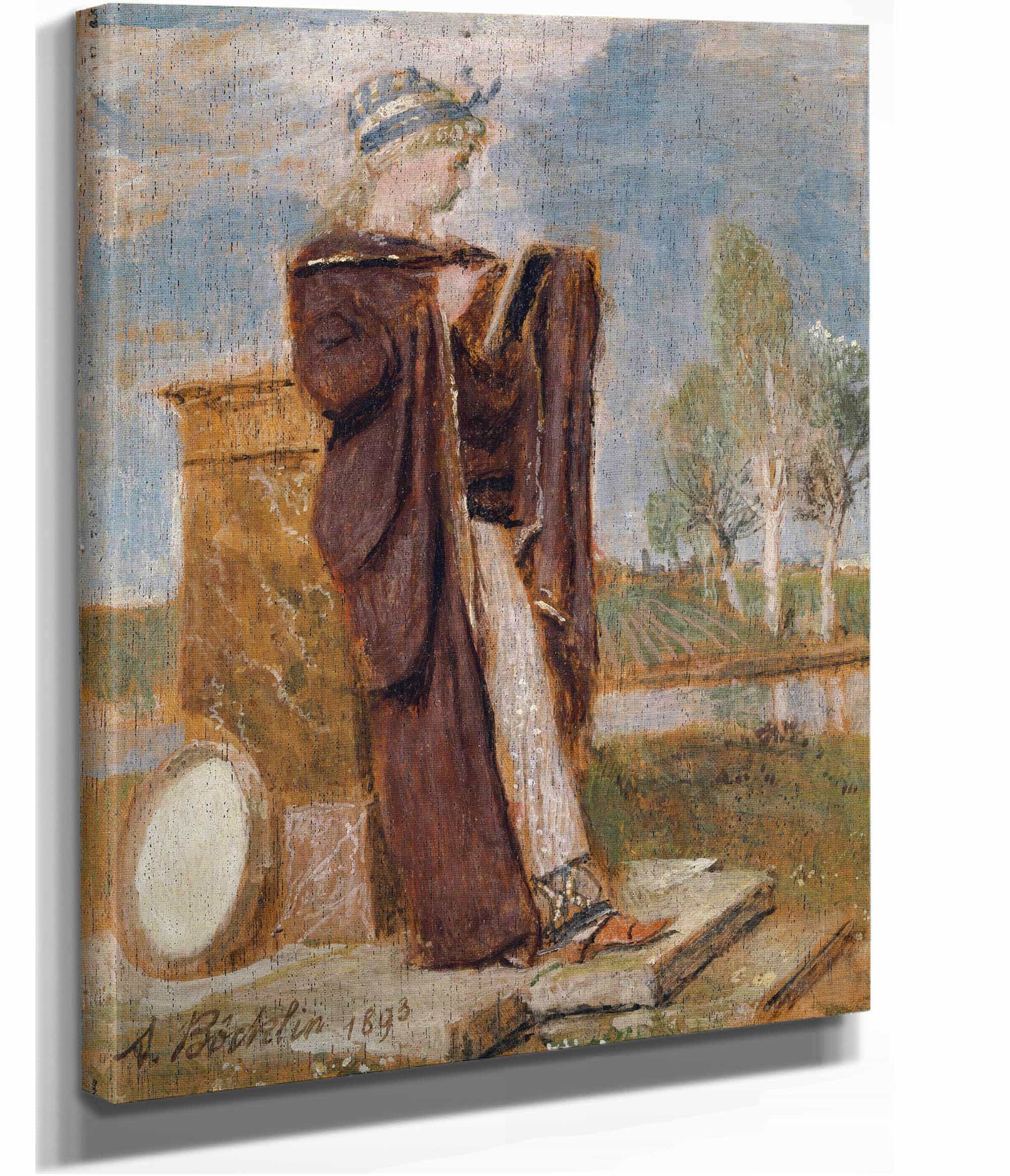 The Muse Thalia by Arnold Bocklin - Image 2
