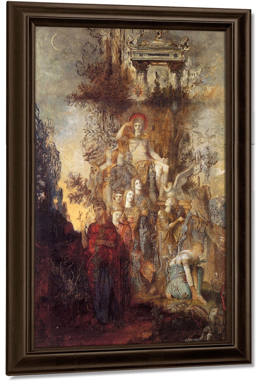 The Muses Leaving Their Father Apollo 1868 By Gustave Moreau - Image 5