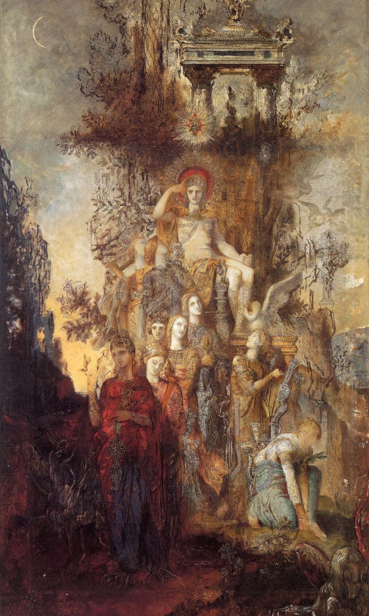 The Muses Leaving Their Father Apollo 1868 By Gustave Moreau - Image 6