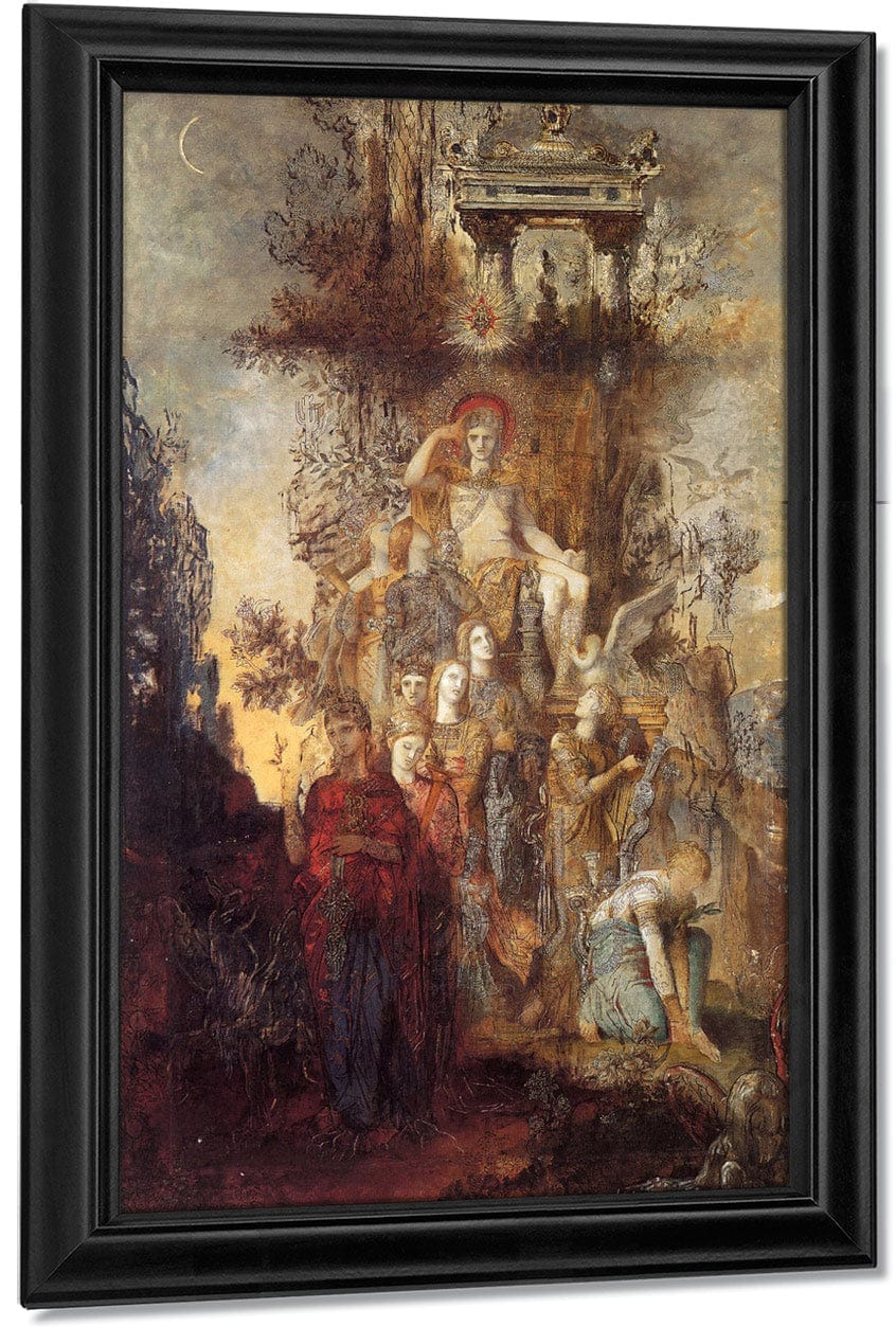 The Muses Leaving Their Father Apollo 1868 By Gustave Moreau - Image 7