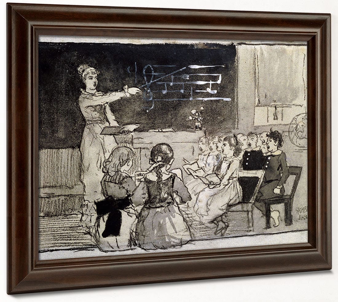 The Music Lesson By Winslow Homer - Image 6
