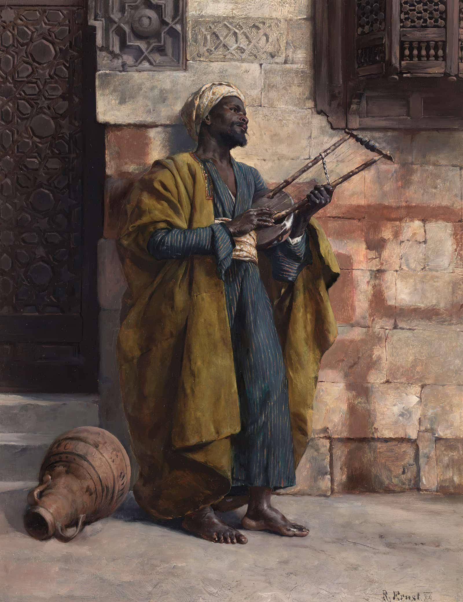 The Musician by Rudolf Ernst - Image 2