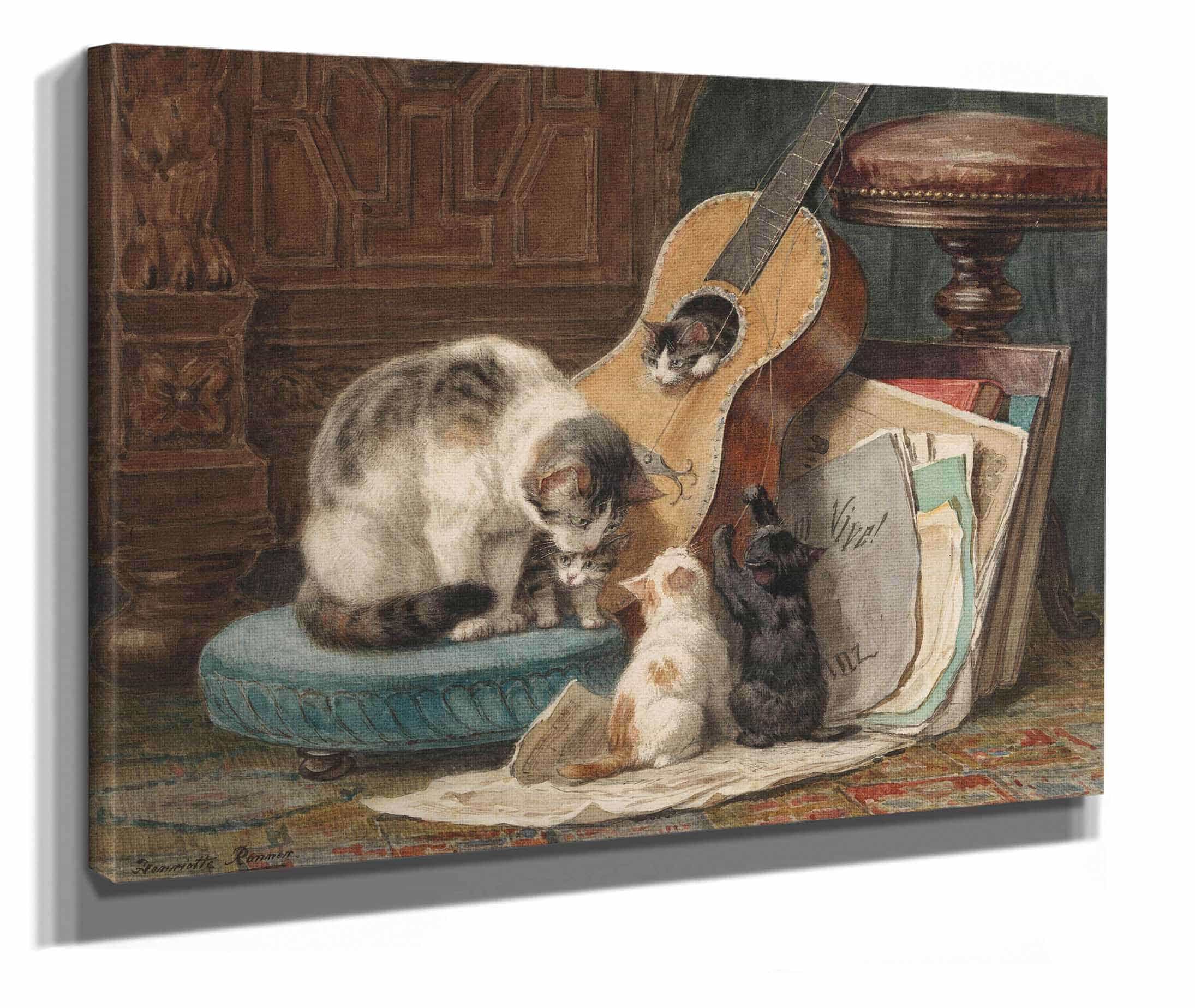 The Musicians C by Henriette Ronner Knip - Image 2