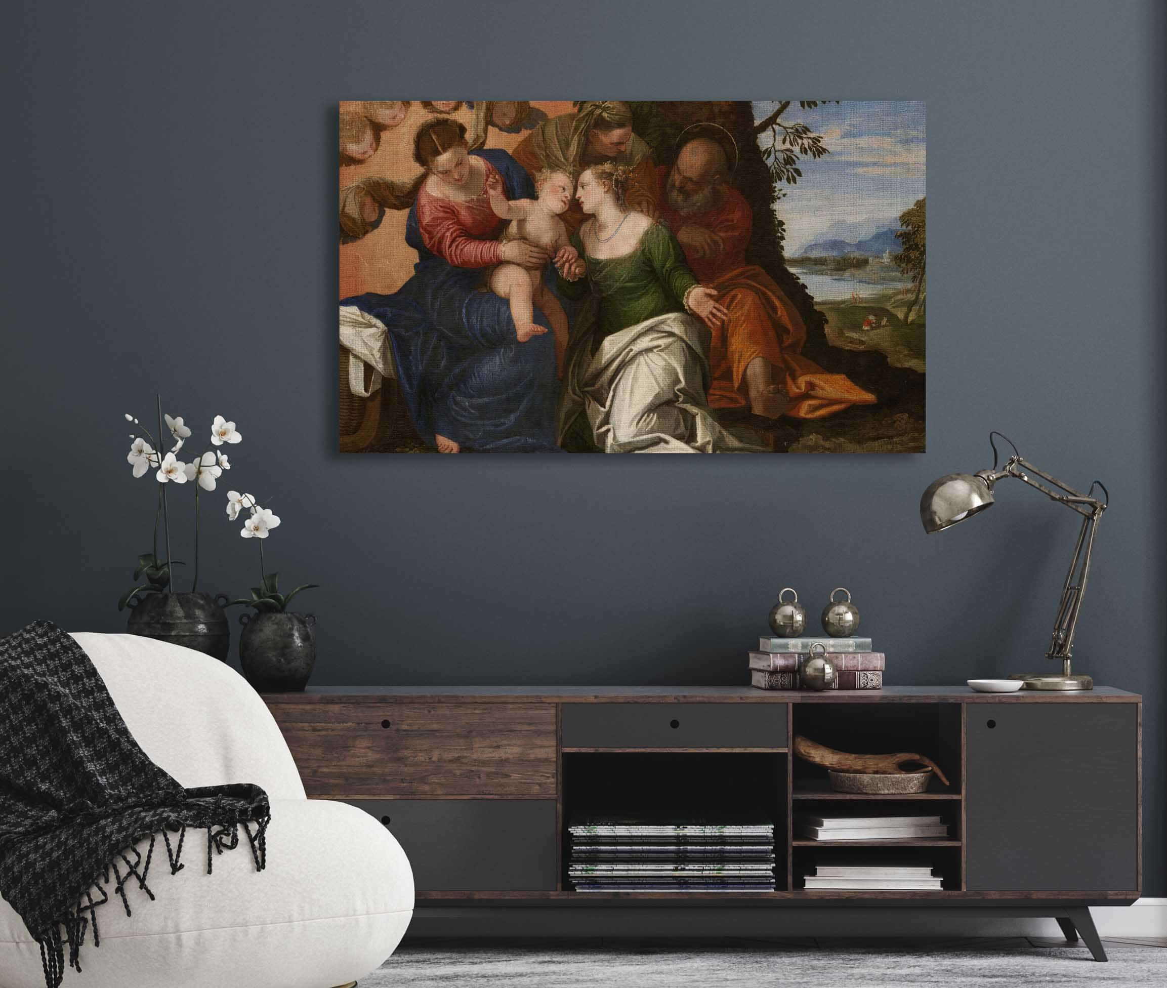 The Mystic Marriage Of Saint Catherine Of Alexandria by Paolo Veronese - Image 5
