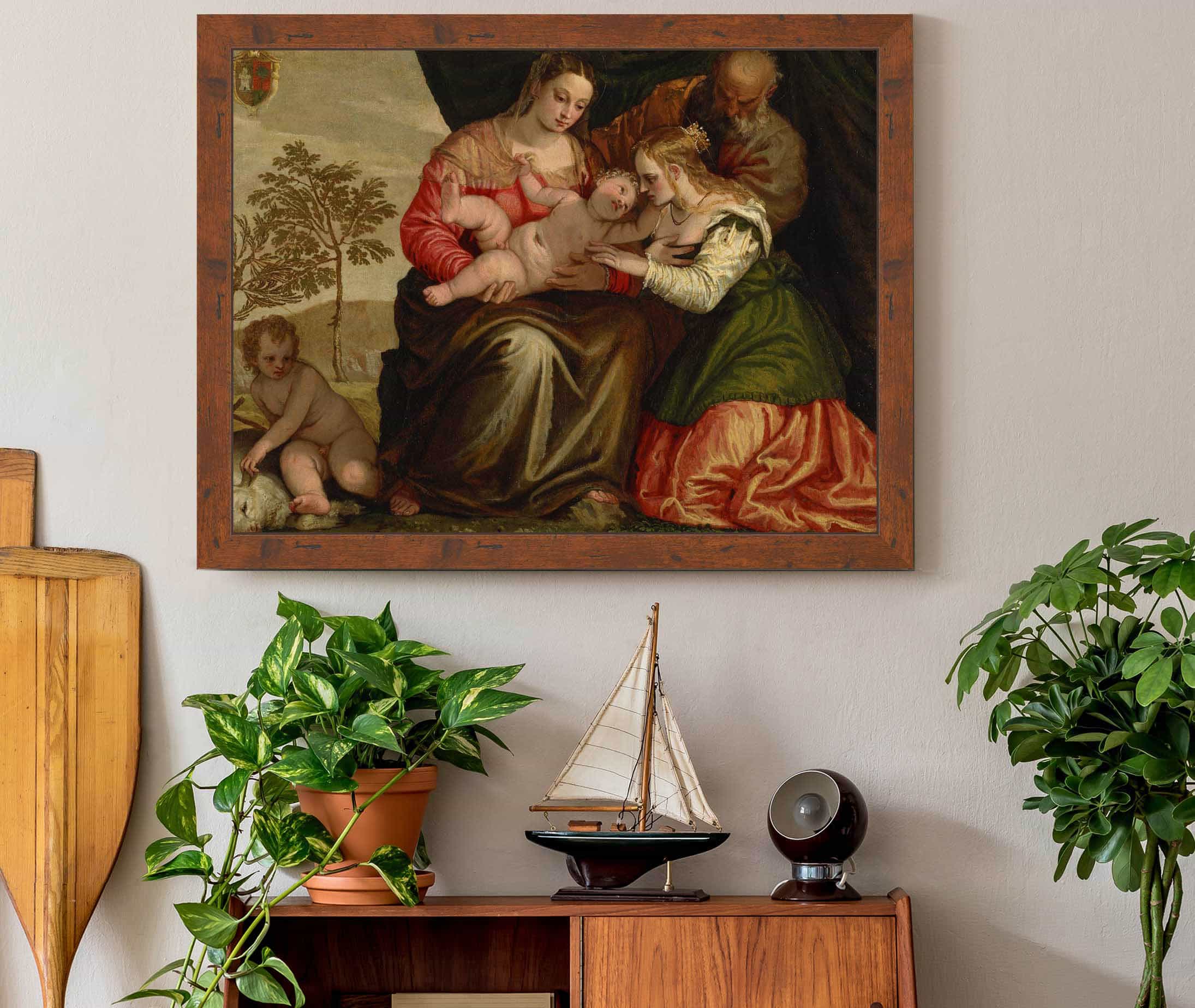 The Mystic Marriage Of St Catherine by Paolo Veronese - Image 3