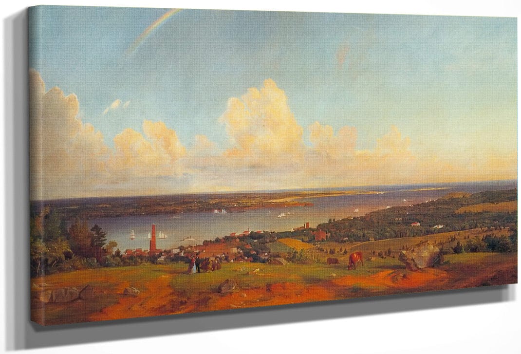 The Narrows From Staten Island By Jasper Francis Cropsey